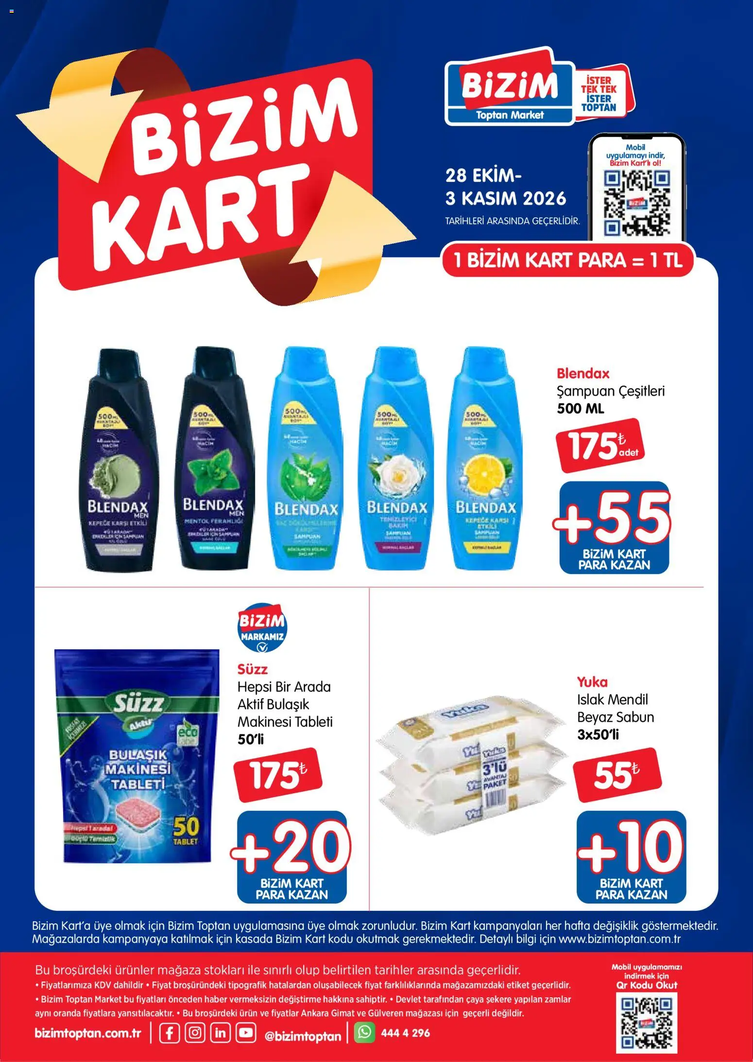 Bizim Toptan Katalog - 28 Ekim 2026 tarihinden itibaren geçerlidir | Sayfa: 6 | Ürünler: Mendil, Sabun, Tablet, Bulaşık makinesi