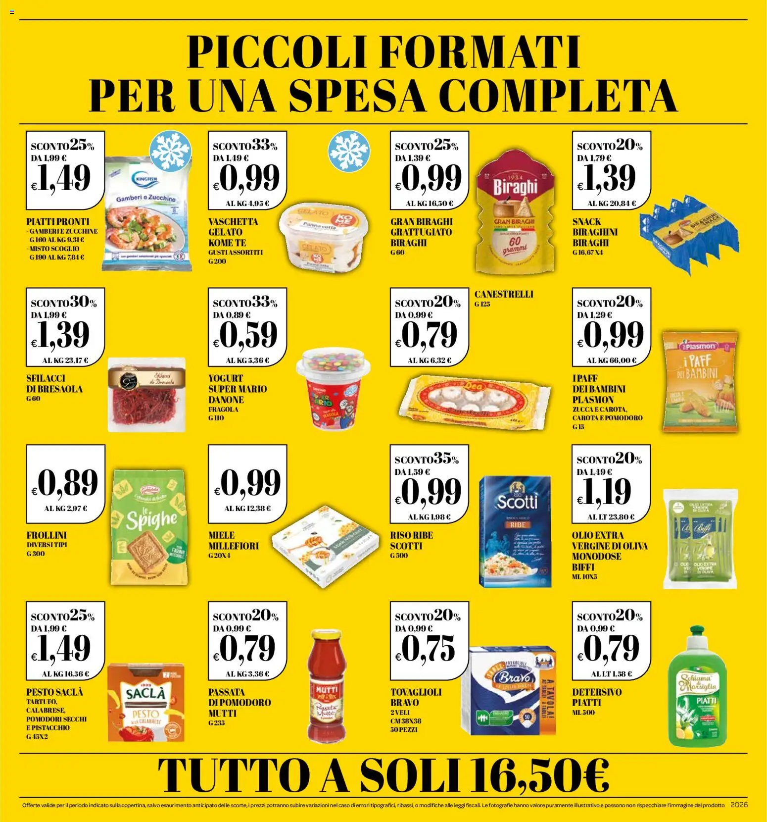 Volantino Ekom del 08/09/2026 | Pagina: 16 | Prodotti: Gelato, Olio, Canestrelli, Frollini