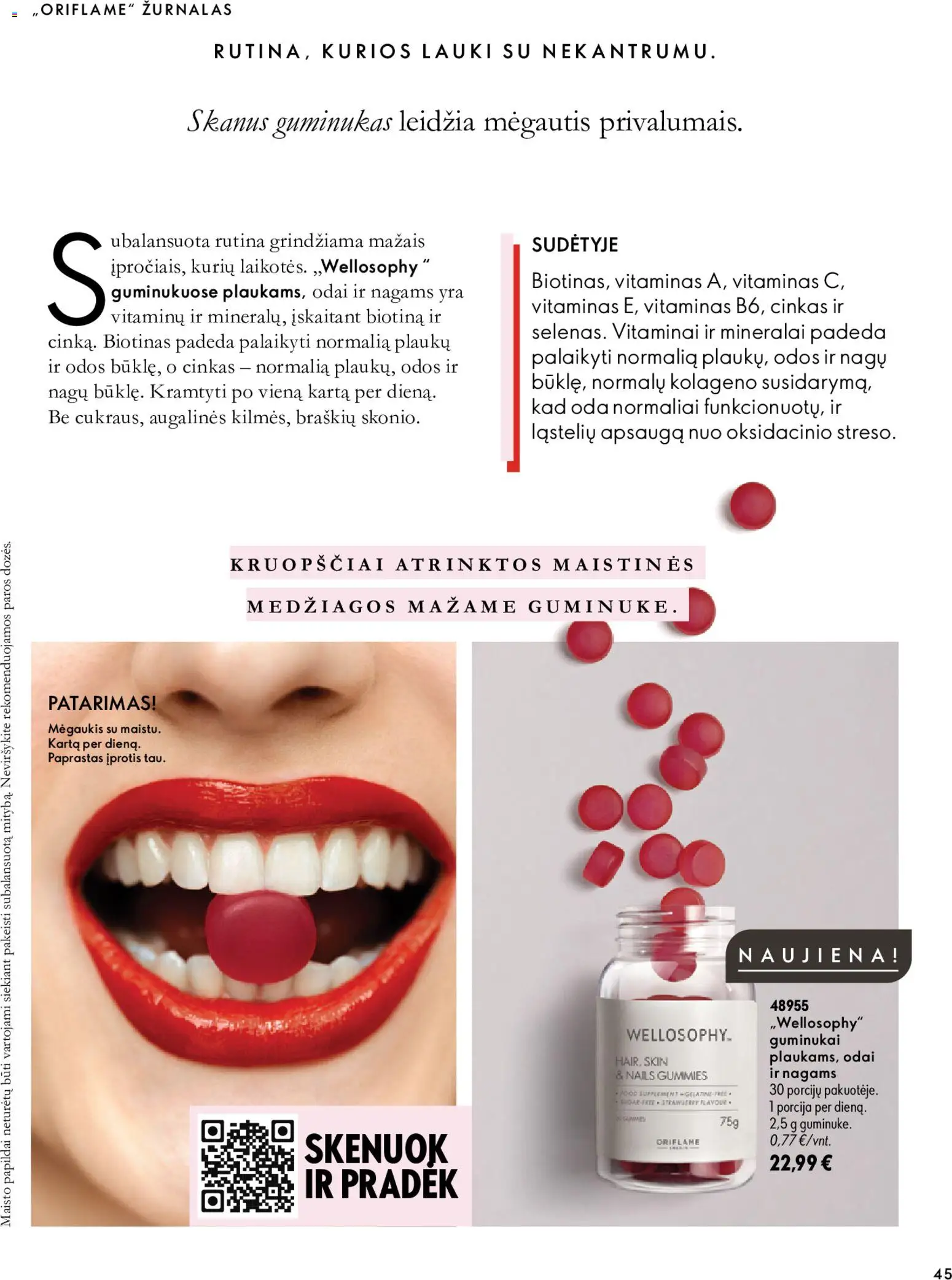 Oriflame akcijos nuo 2026.10.07 | Puslapis: 45 | Prekių: Guminukai