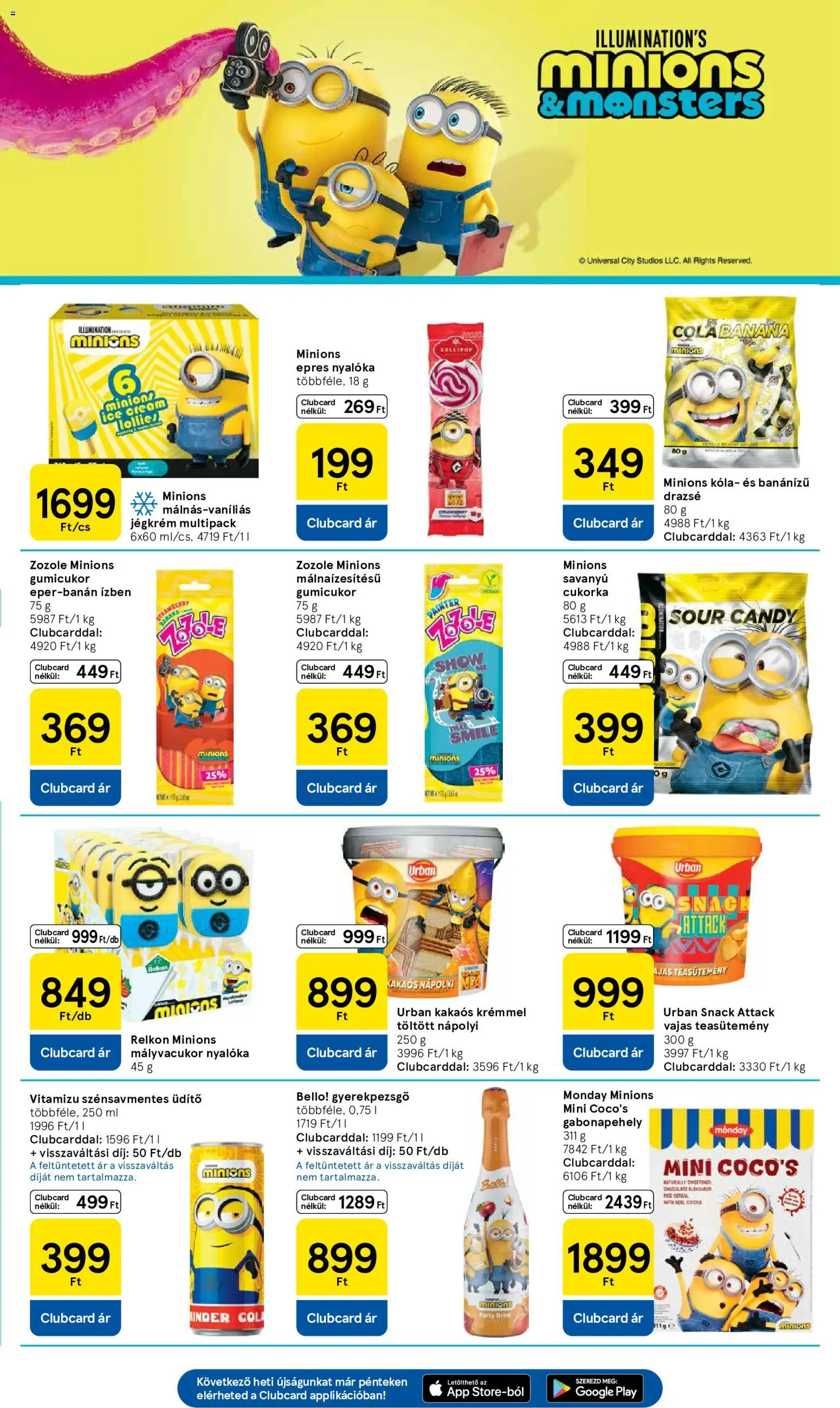 Tesco akciós ujság - amely érvényes a következő dátumtól: 21.05.2026 | Oldal: 23 | Termékek: Gumicukor, Mályvacukor, Teasütemény, Nápolyi