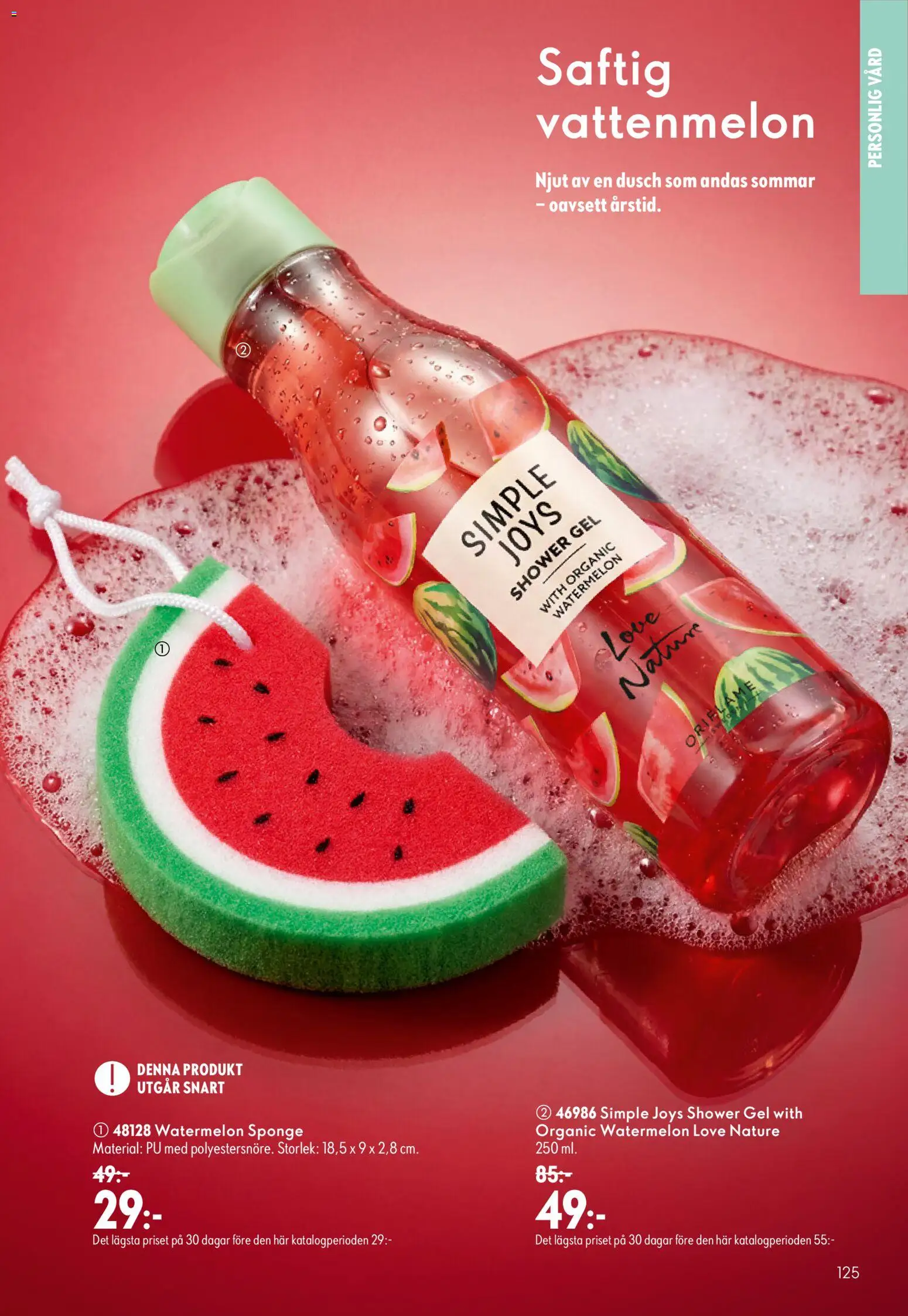 Oriflame reklamblad aktuell från 16/09/2026 | Sida: 125 | Produkter: Vattenmelon, Dusch