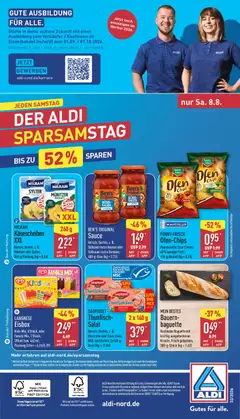 Aldi Prospekt ab 03.08.2026 gültig | Seite: 32 | Produkte: Thunfisch, Ananas, Milram, Salat