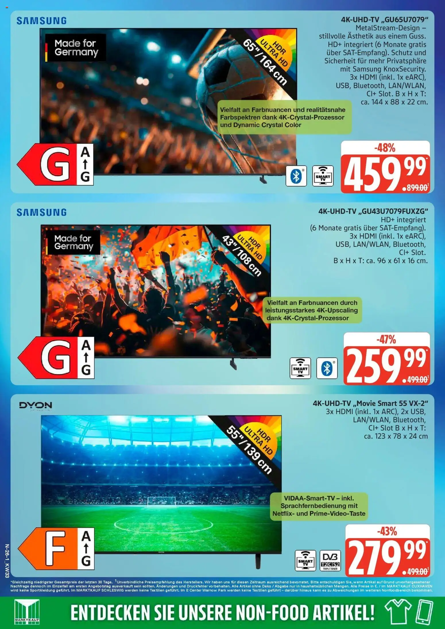 Marktkauf Prospekt Neuenkirchen (ab 10.08.2026) » Angebote online | Seite: 26 | Produkte: Samsung