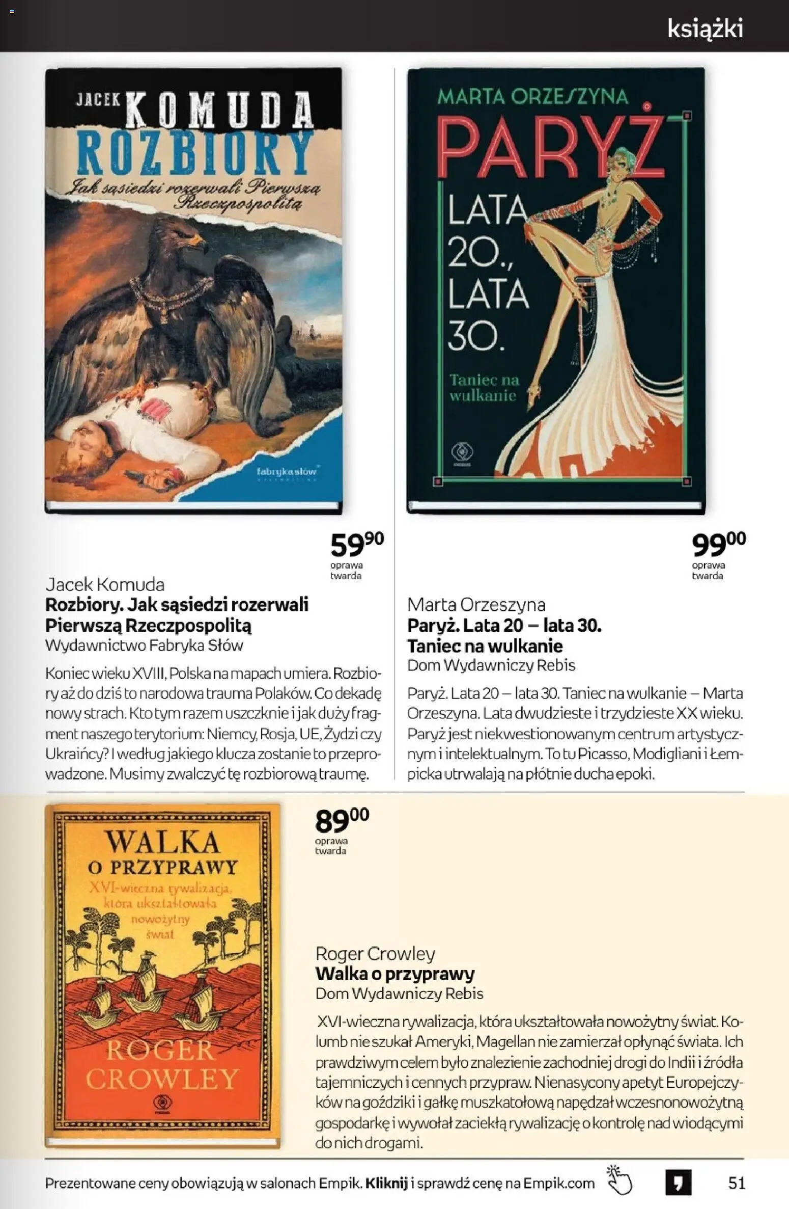Empik promocje od 23.09.2026 | Strona: 51 | Produkty: Goździki, Książki, Przyprawy
