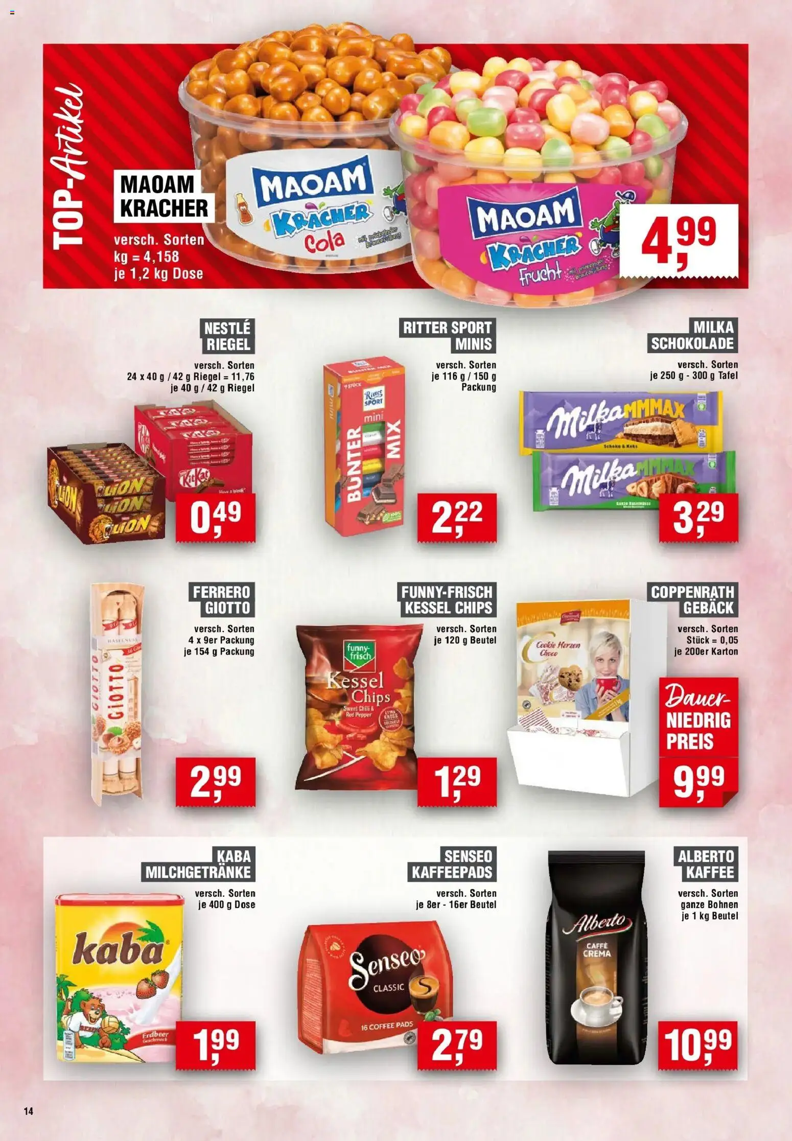 Edeka Prospekt Bochum (ab 20.08.2026) » Angebote Online | Seite: 14 | Produkte: Senseo, Kaffee, Ritter sport, Senseo kaffeepads