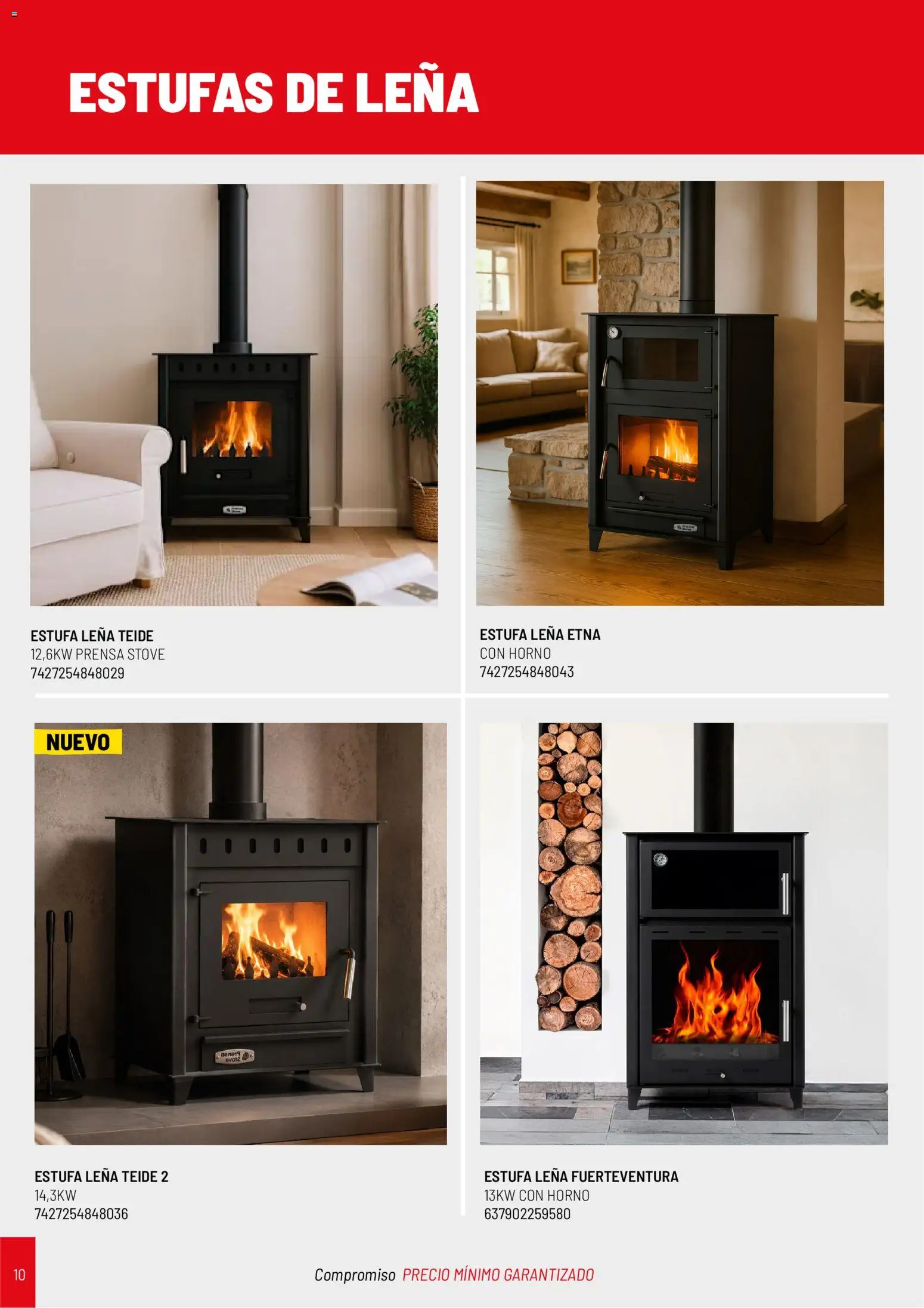 Brico Depôt Calefacción │ válido desde el 07/10/2026 | Página: 10 | Productos: Horno, Prensa, Leña