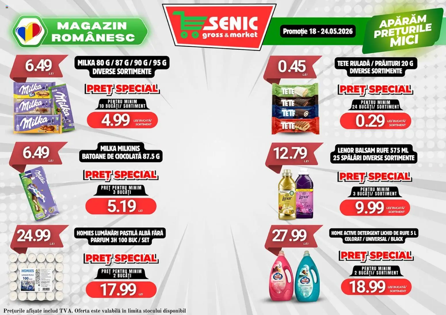 Noul catalog Senic – valabil de la 18.05.2026 | Pagină: 2 | Produse: Mici, Parfum, Balsam, Ciocolată