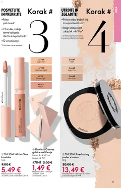 Oriflame katalog akcije – veljaven od 22.04.2026 | Stran: 41 | Izdelki: Licila, Korektor, Puder, Gobice