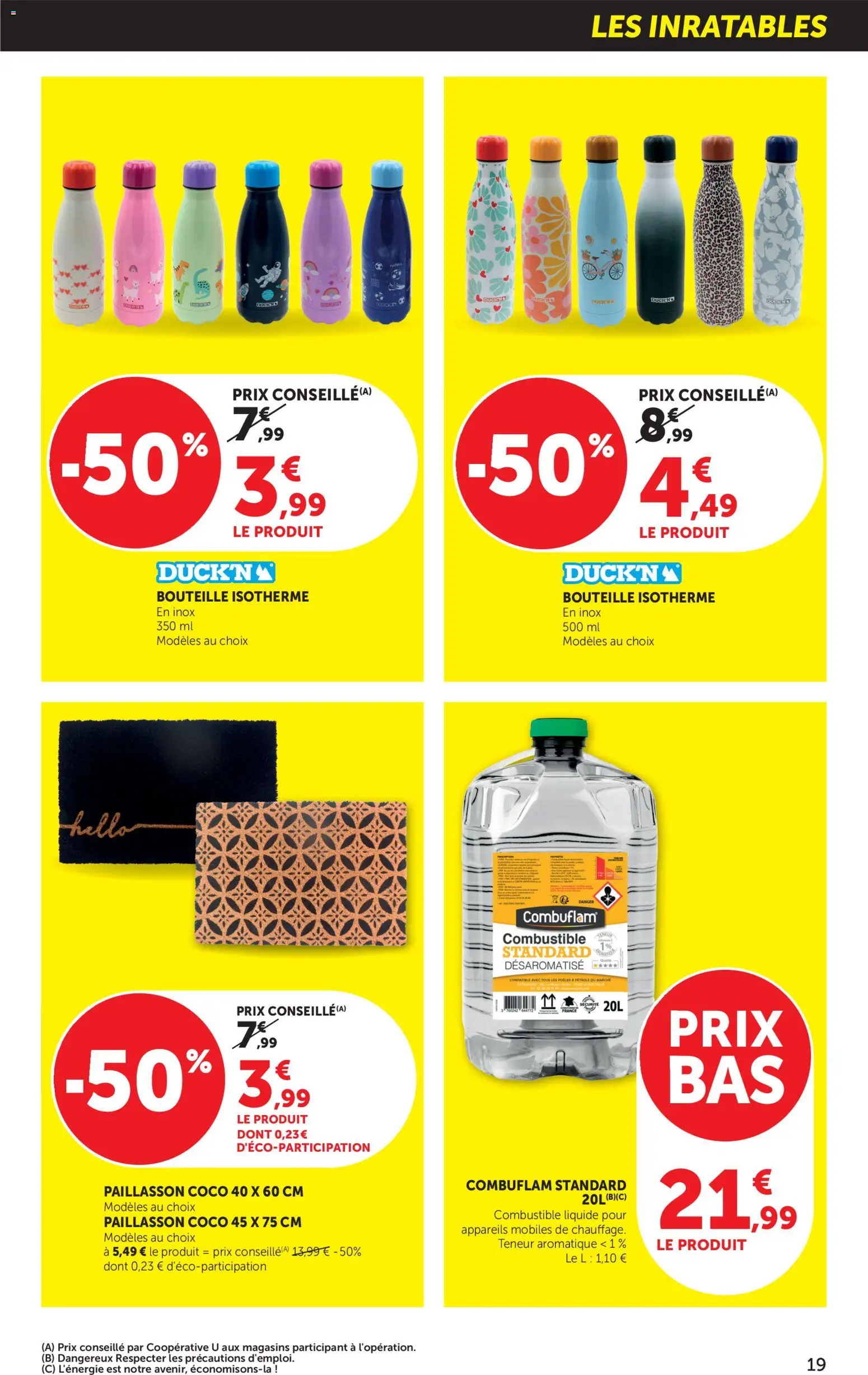 {H1} | Page: 19 | Produits: Combustible, Paillasson, Combustible standard