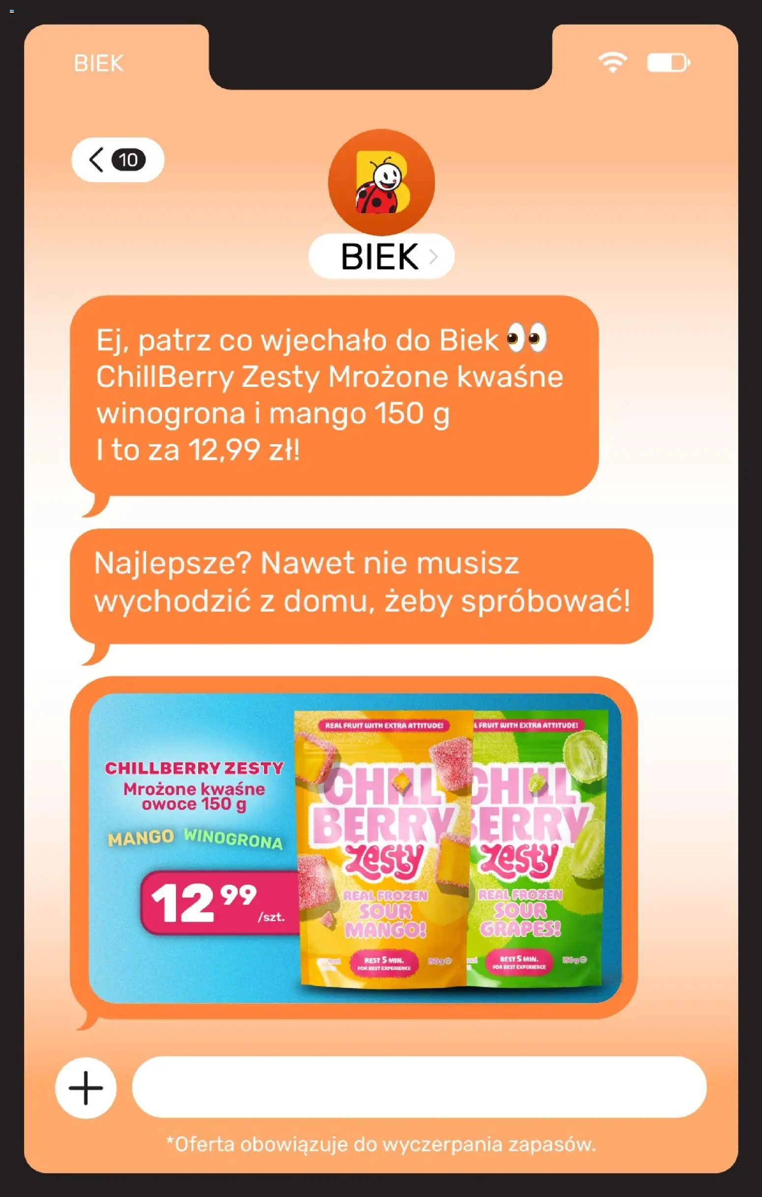 Biedronka gazetka - Biek od 10.07.2026 | Strona: 12 | Produkty: Mango, Winogrona, Owoce