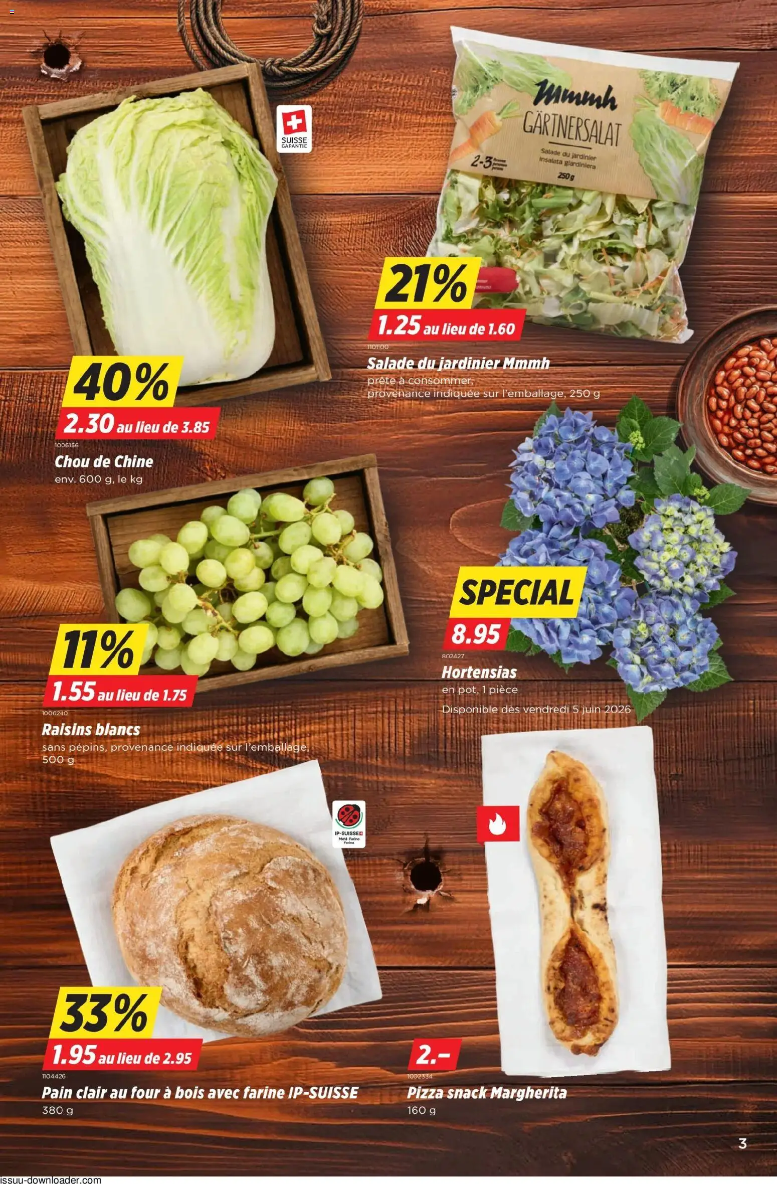Denner aktionen FR – gültig ab 04.06.2026 | Seite: 3 | Produkte: Pizza