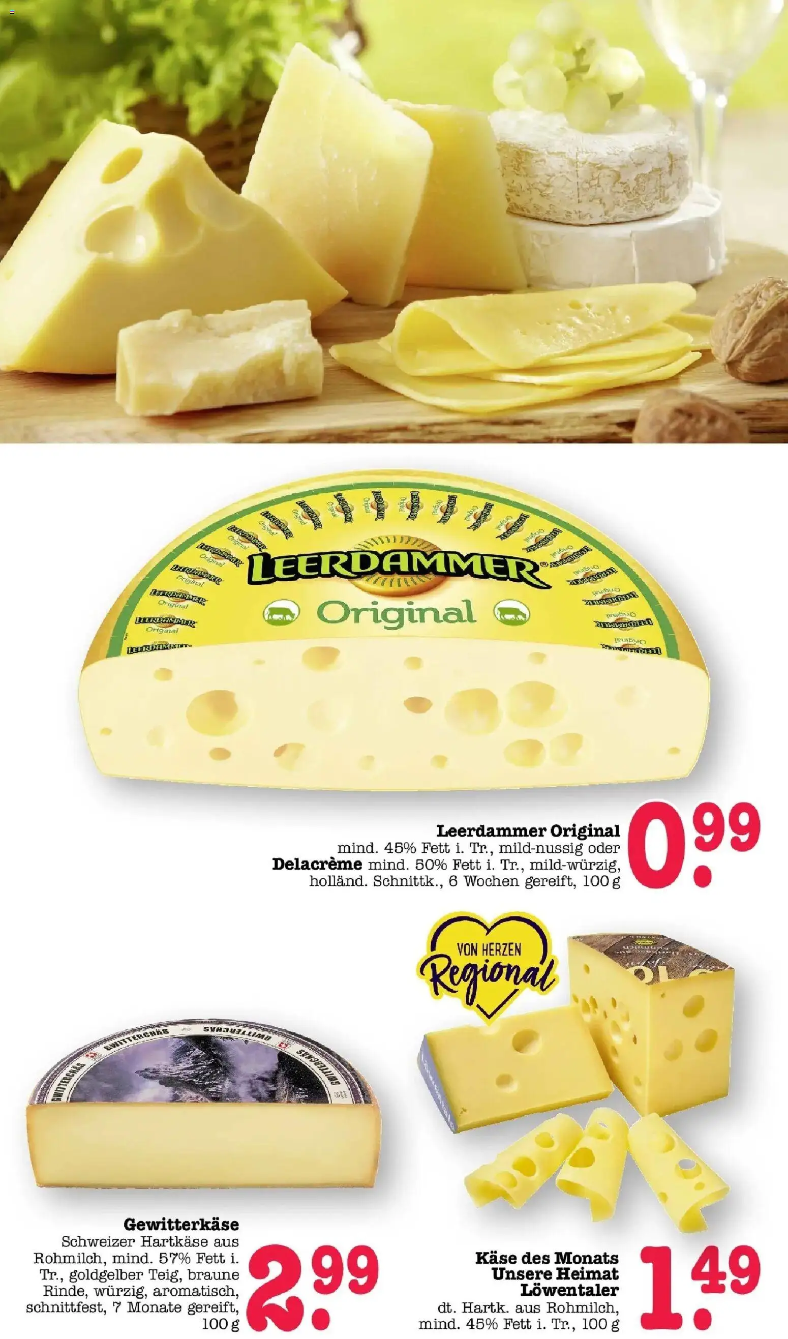 E center - E center: Wochenangebote – gültig ab 28.06.2026 | Seite: 14 | Produkte: Käse, Leerdammer