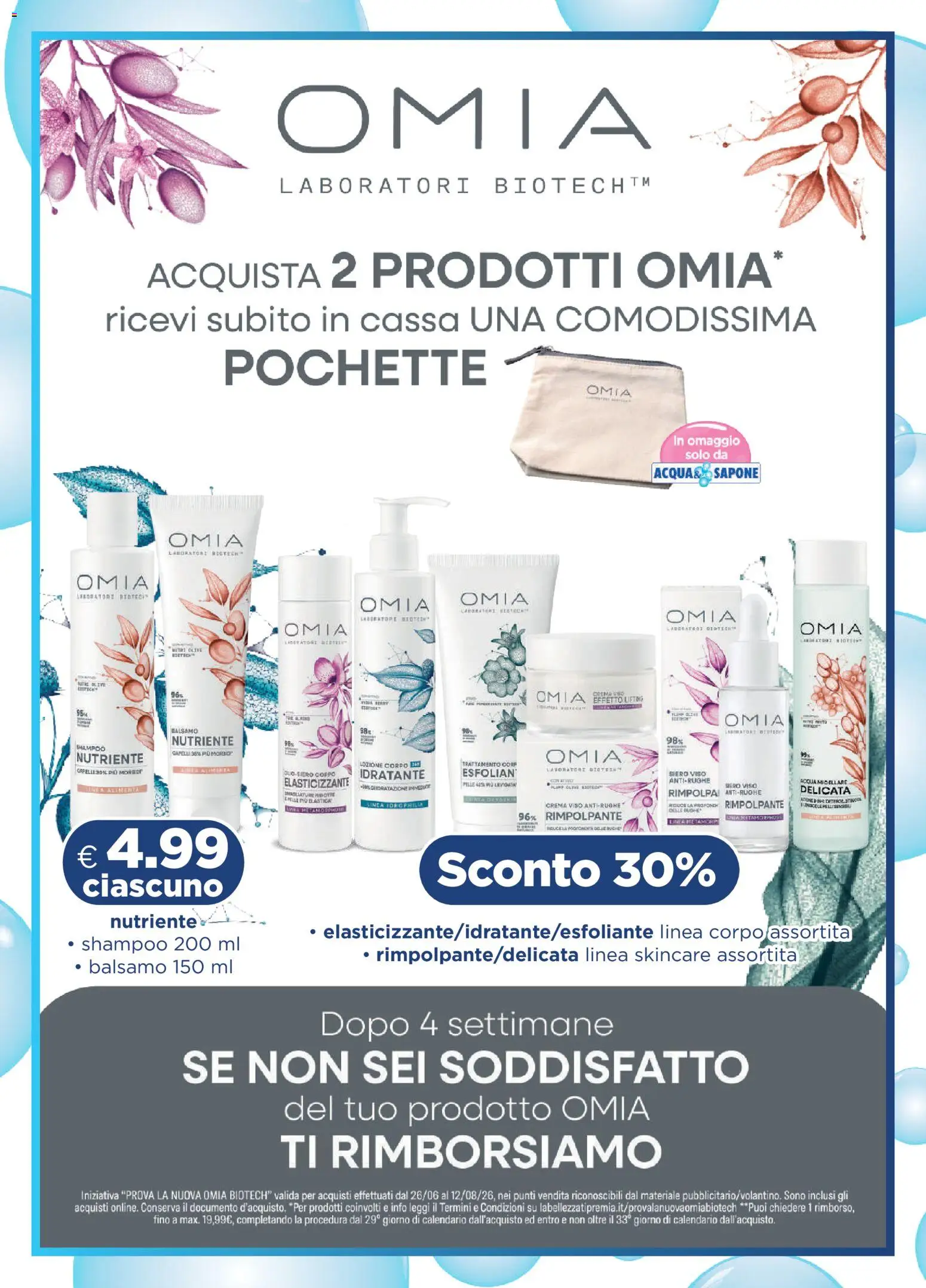 Volantino Acqua e Sapone del 19/07/2026 | Pagina: 12 | Prodotti: Shampoo, Balsamo, Crema, Crema viso