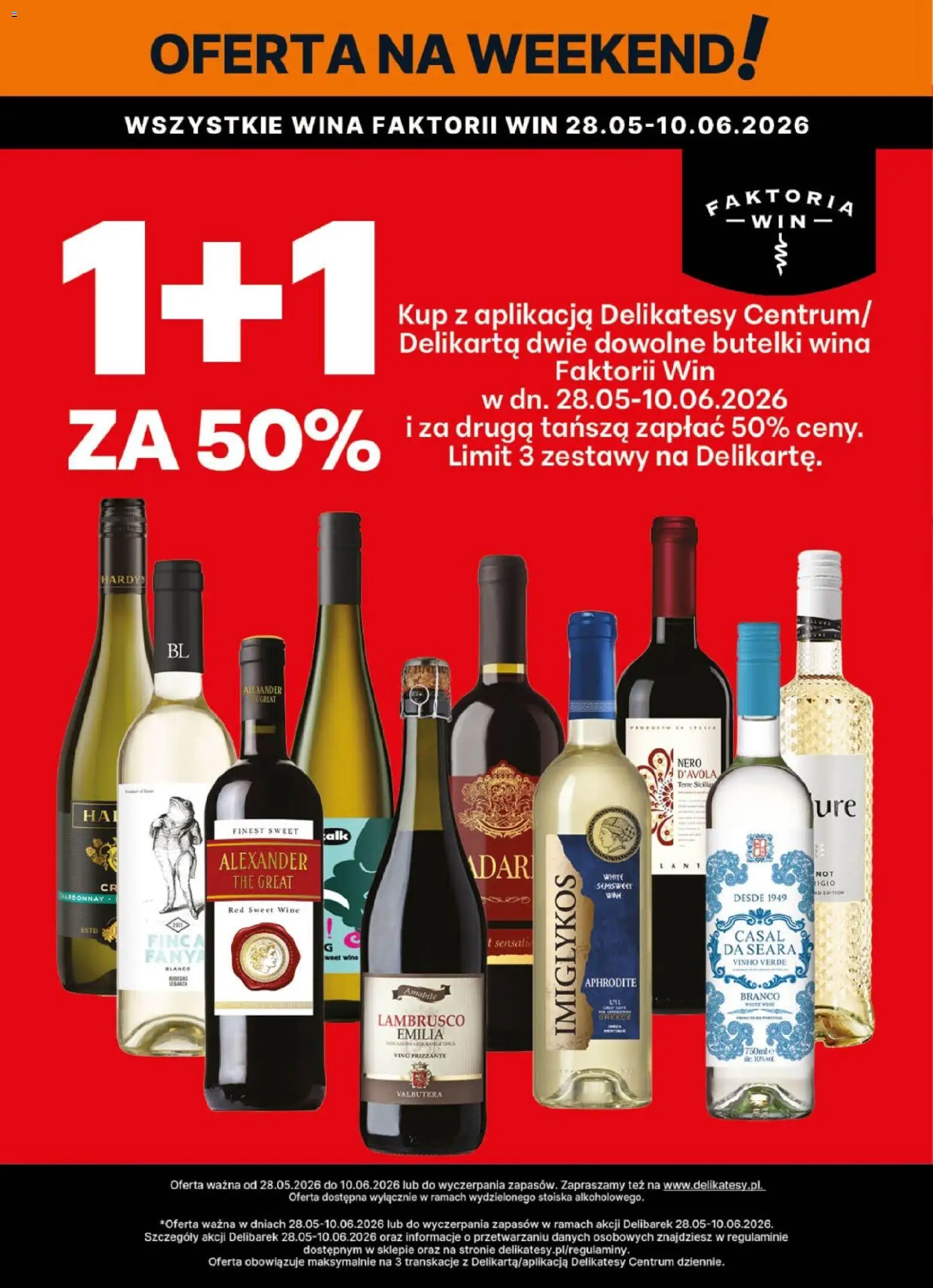 Delikatesy Centrum gazetka - DeliBarek od 28.05.2026 | Strona: 2 | Produkty: Chardonnay, Delikatesy, Wino, Lambrusco