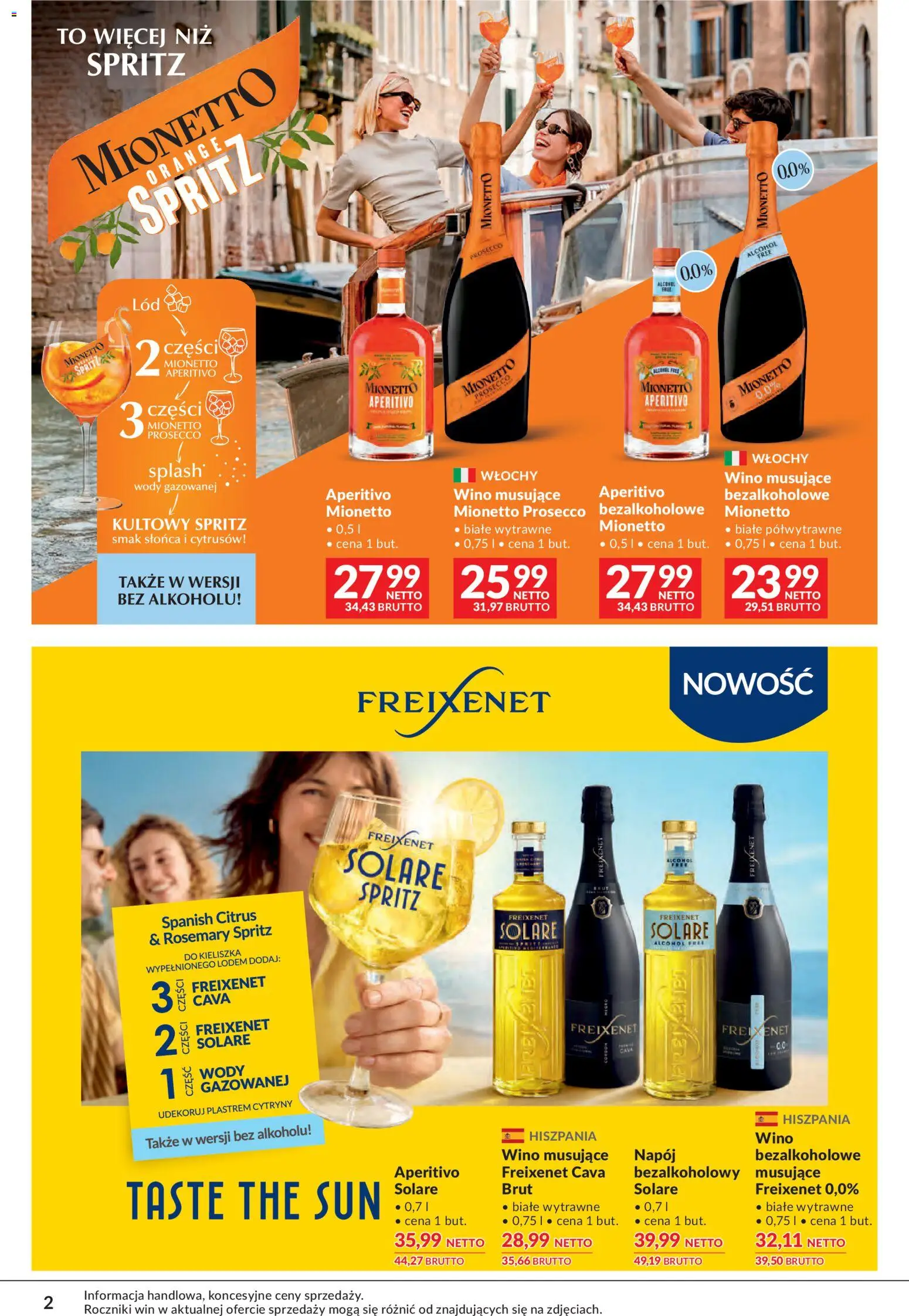 Makro gazetka - Sery, Wędliny, Wina od 01.09.2026 | Strona: 2 | Produkty: Cytryny, Lód, Prosecco, Cava
