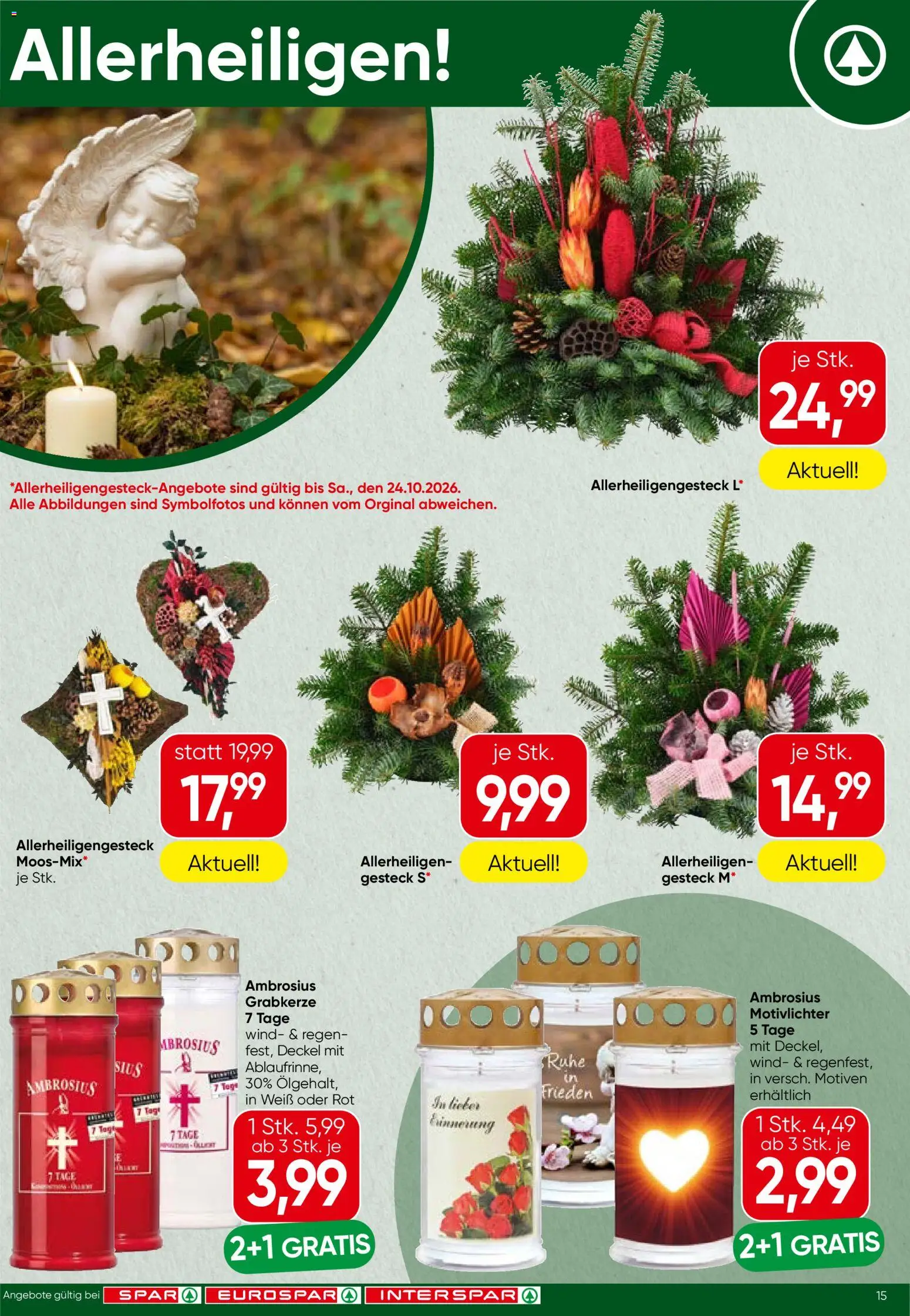 Spar Flugblatt gültig ab 22.10.2026 | Seite: 15