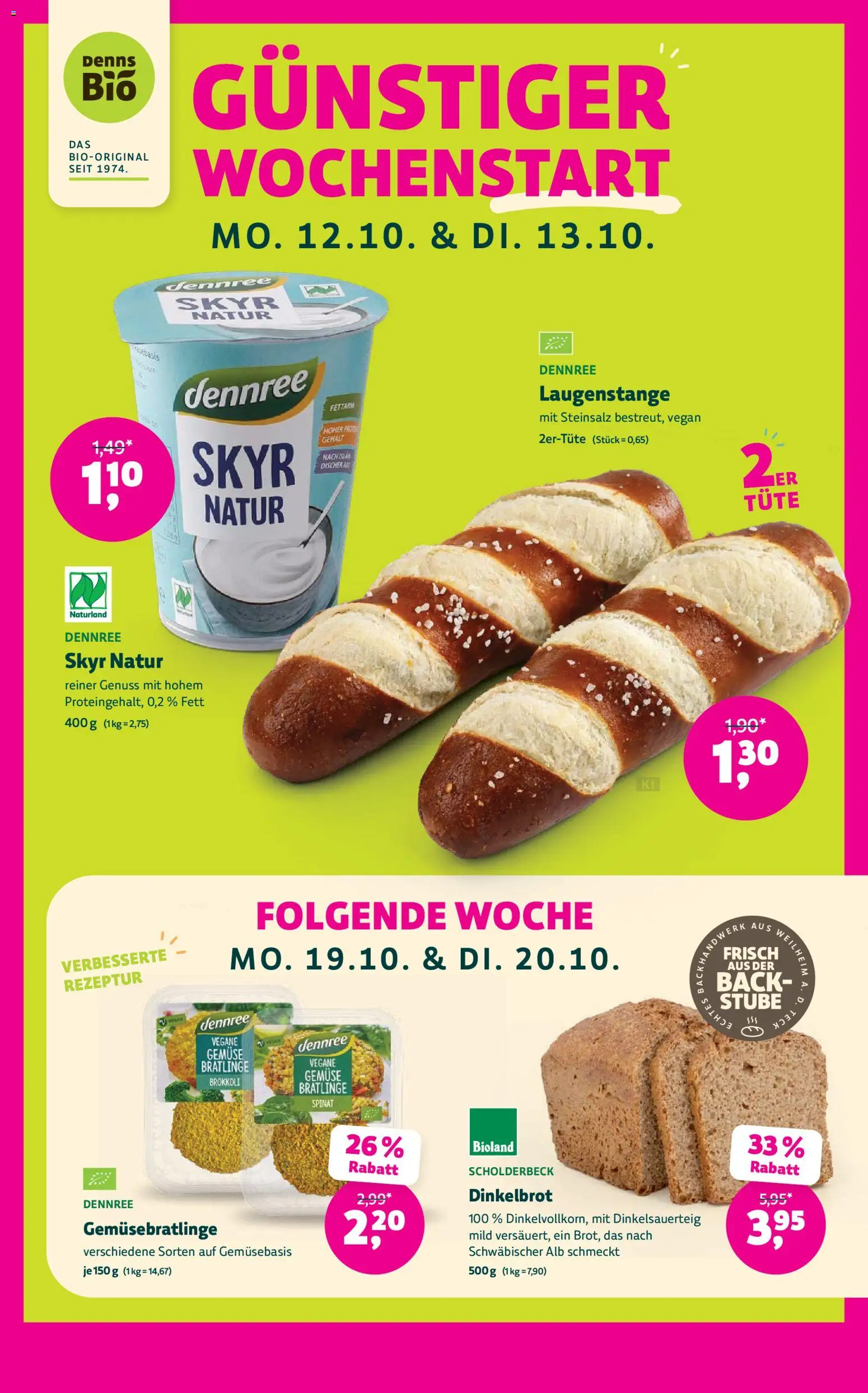 Denns BioMarkt Angebote – gültig ab 07.10.2026 | Seite: 5 | Produkte: Skyr, Gemüse, Brokkoli