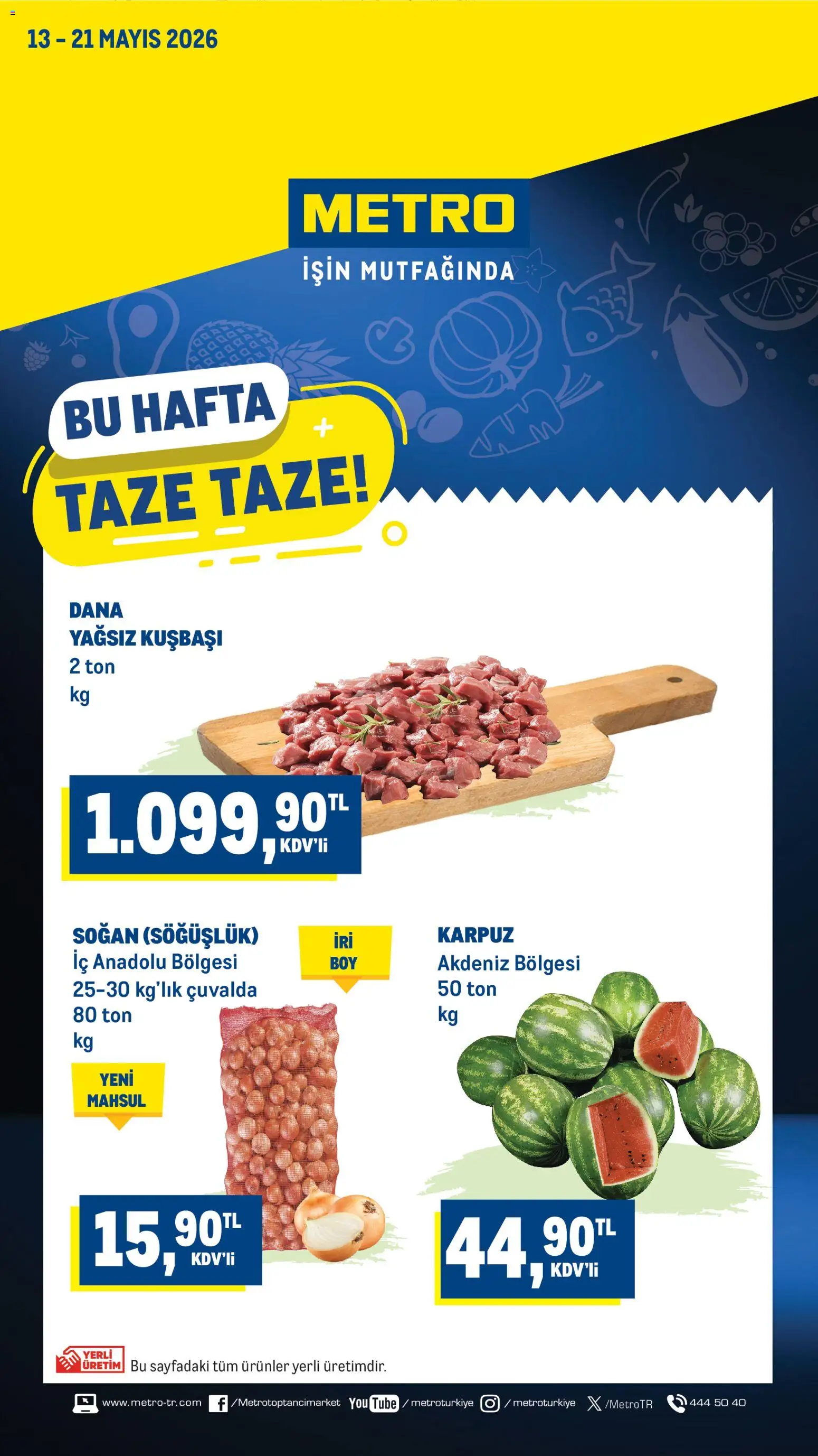Metro Katalog - 13.05.2026 tarihinden itibaren geçerlidir | Sayfa: 1