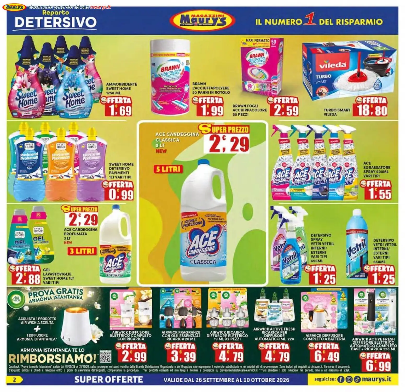 Volantino Maury's del 26/09/2026 | Pagina: 2
