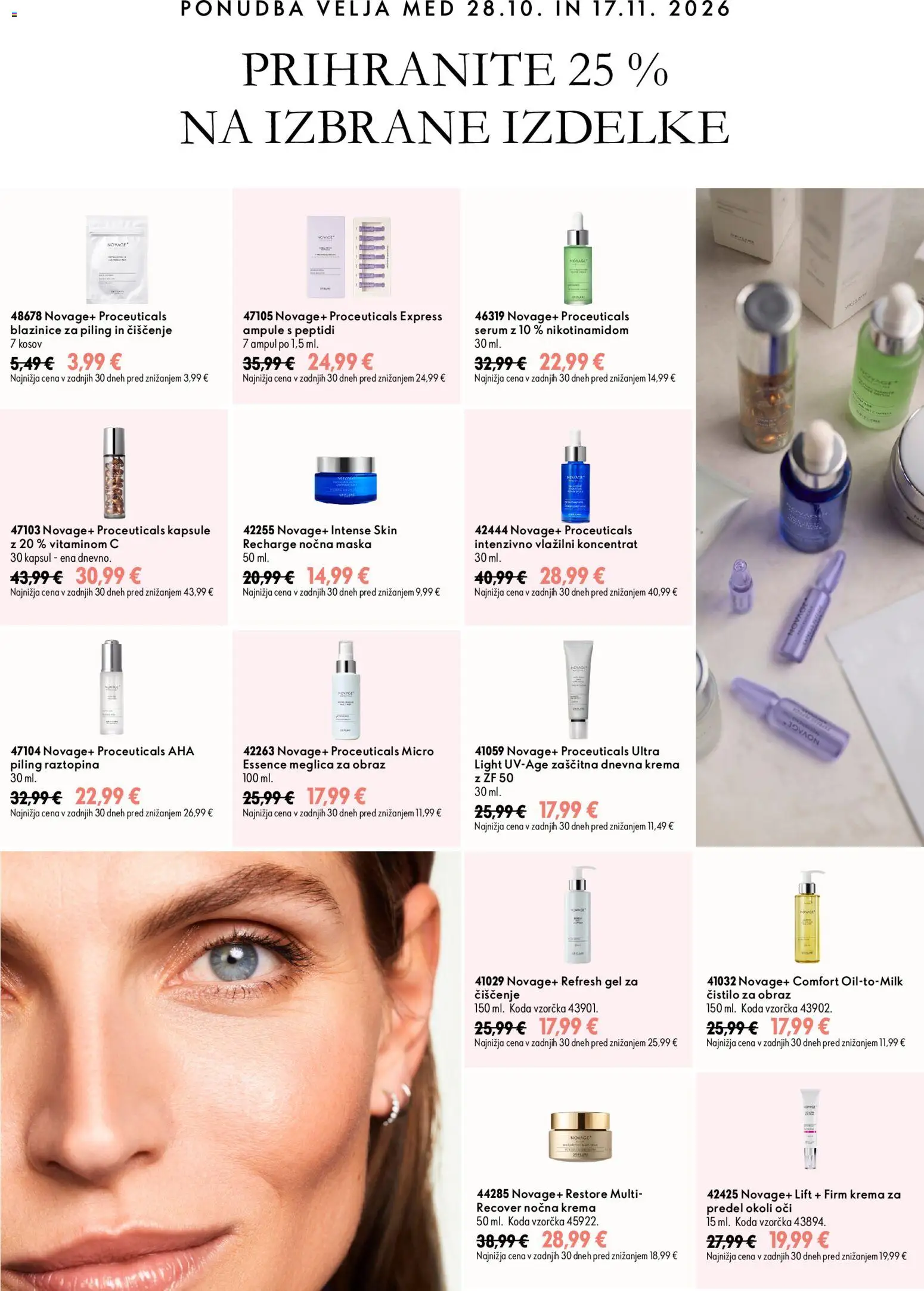 Novi Oriflame katalog ponudbe – veljaven od 28.10.2026 | Stran: 11 | Izdelki: Med, Krema, Maska, Piling
