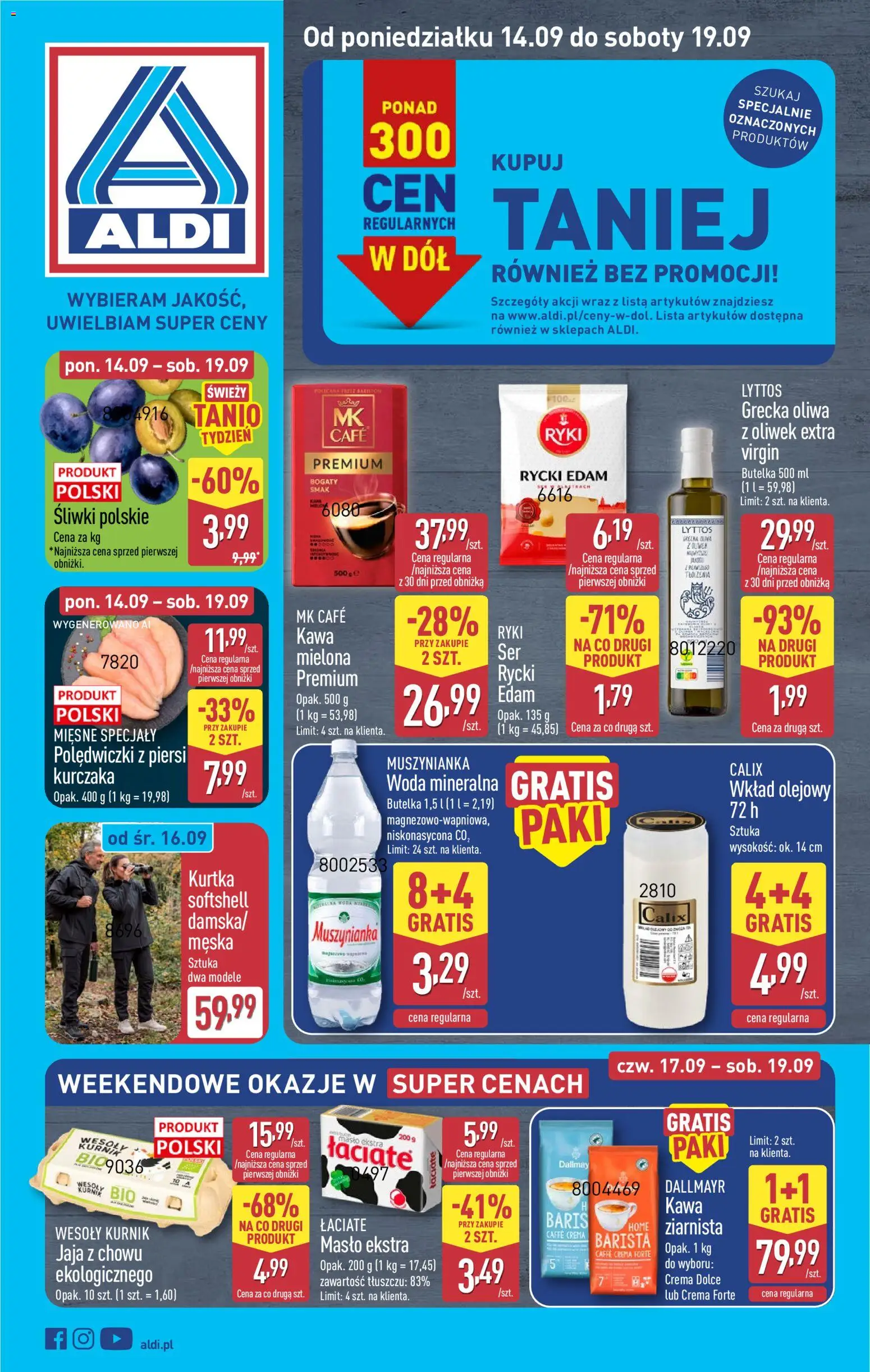 Aldi Polsko leták od 14.09.2026 | Strana: 1