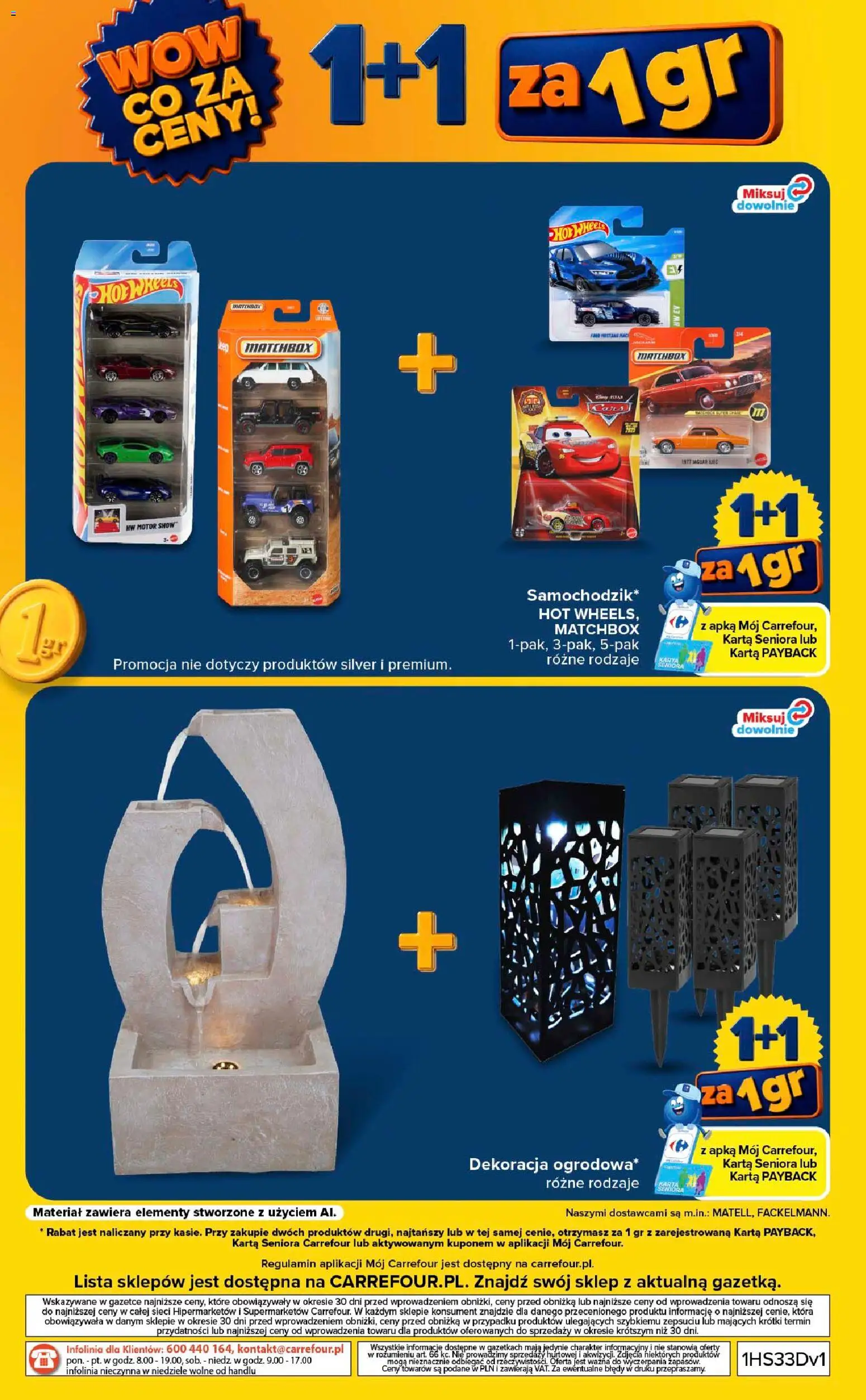 Carrefour gazetka - Wow co za ceny od 10.08.2026 | Strona: 12 | Produkty: Karta, Hot wheels