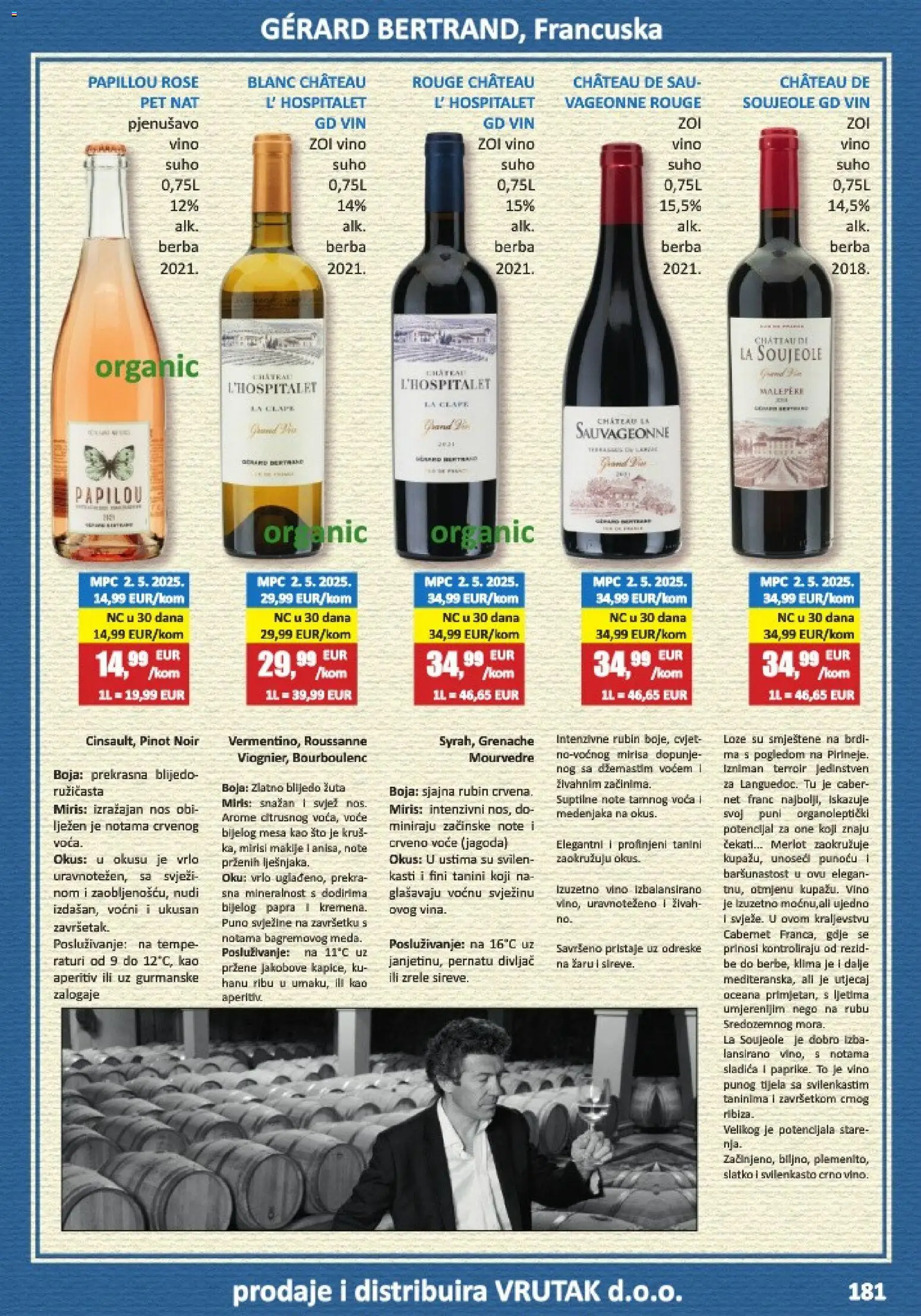 Vrutak katalog | vrijedi od 01.11.2025 | Stranica: 181 | Proizvodi: Aperitiv, Miris, Vino, Klima