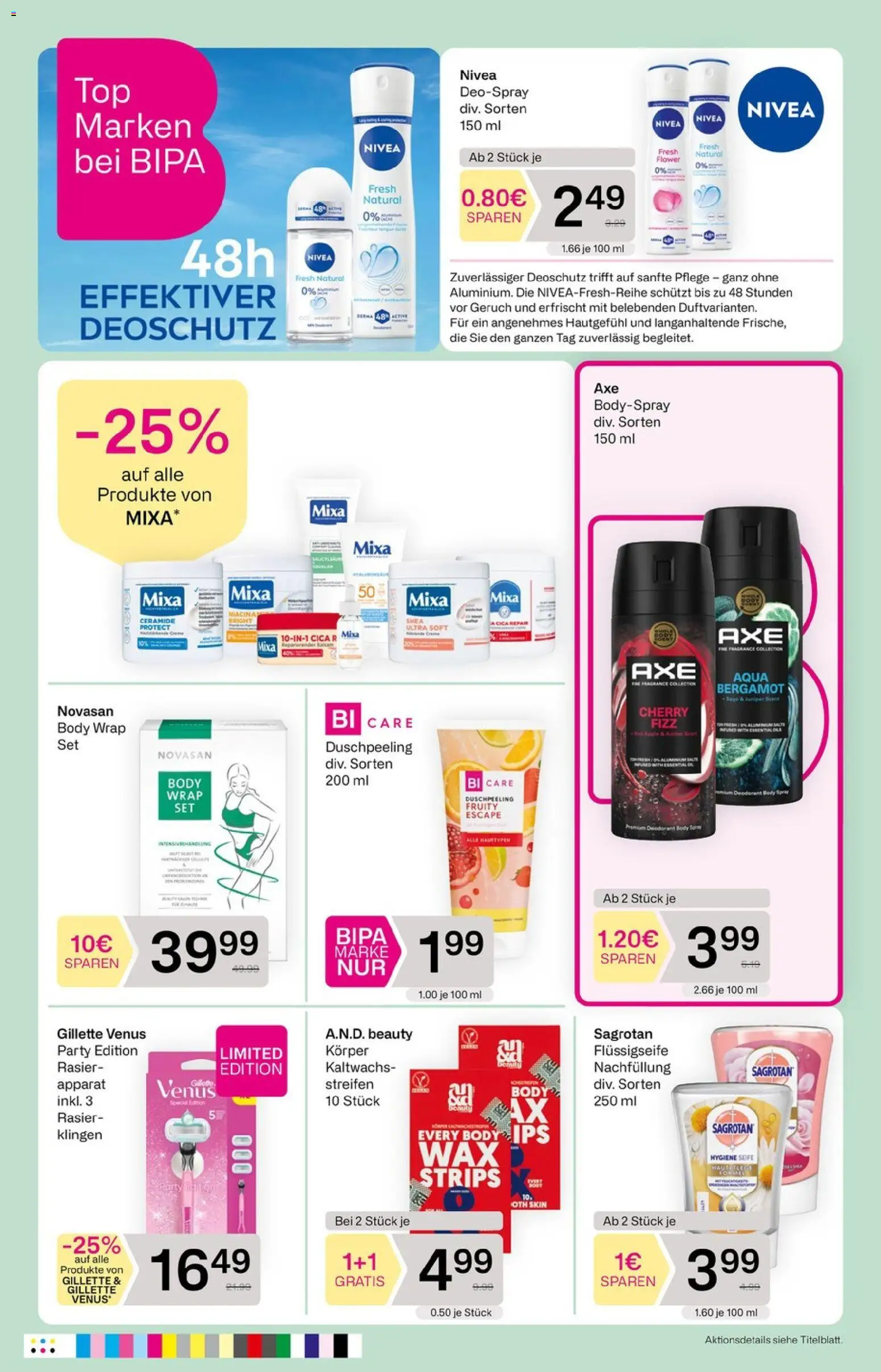 Bipa Flugblatt gültig ab 23.07.2026 | Seite: 3 | Produkte: Seife, Deodorant
