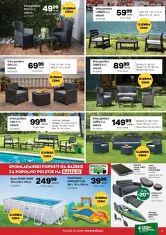 Kalia katalog akcije – veljaven od 01.06.2026 | Stran: 9 | Izdelki: Bazen, Vrtna garnitura, Mizica, Stol