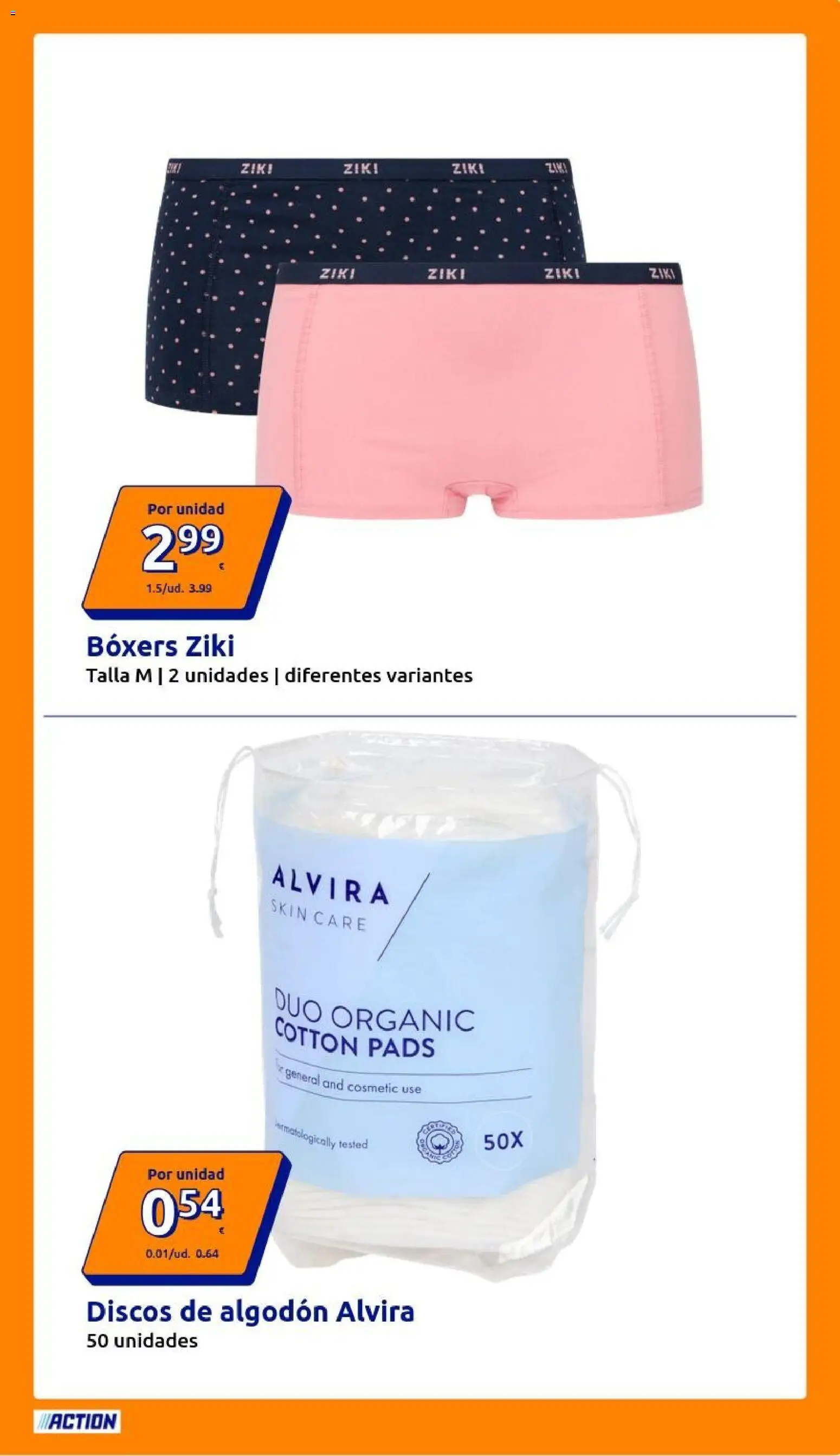 Action folleto │ válido desde el 05/08/2026 | Página: 9 | Productos: General, Boxers