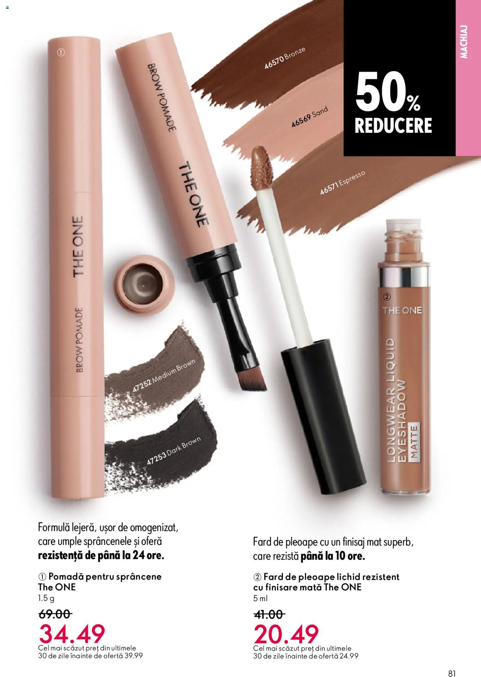 Noul catalog Oriflame – valabil de la 06.05.2026 | Pagină: 81 | Produse: Machiaj, Fard de pleoape