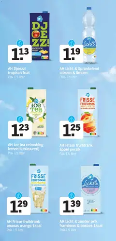 AH Licht & Sprankelend citroen & limoen, SPRANKELEND CITROEN & LIMON SMAAK 1 KCAL - Voorbeeld van een folder van Albert Heijn, geldig van 27-07-2026 | Pagina: 24