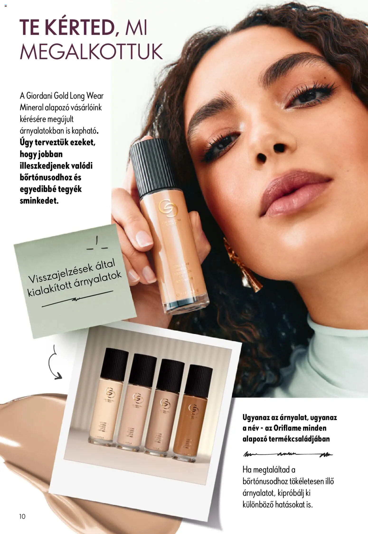Oriflame akciós ujság - amely érvényes a következő dátumtól: 2026.09.09. | Oldal: 10 | Termékek: Alapozó