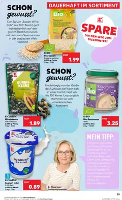 Kaufland Prospekt ab 21.05.2026 gültig | Seite: 25 | Produkte: Joghurt, Kürbis