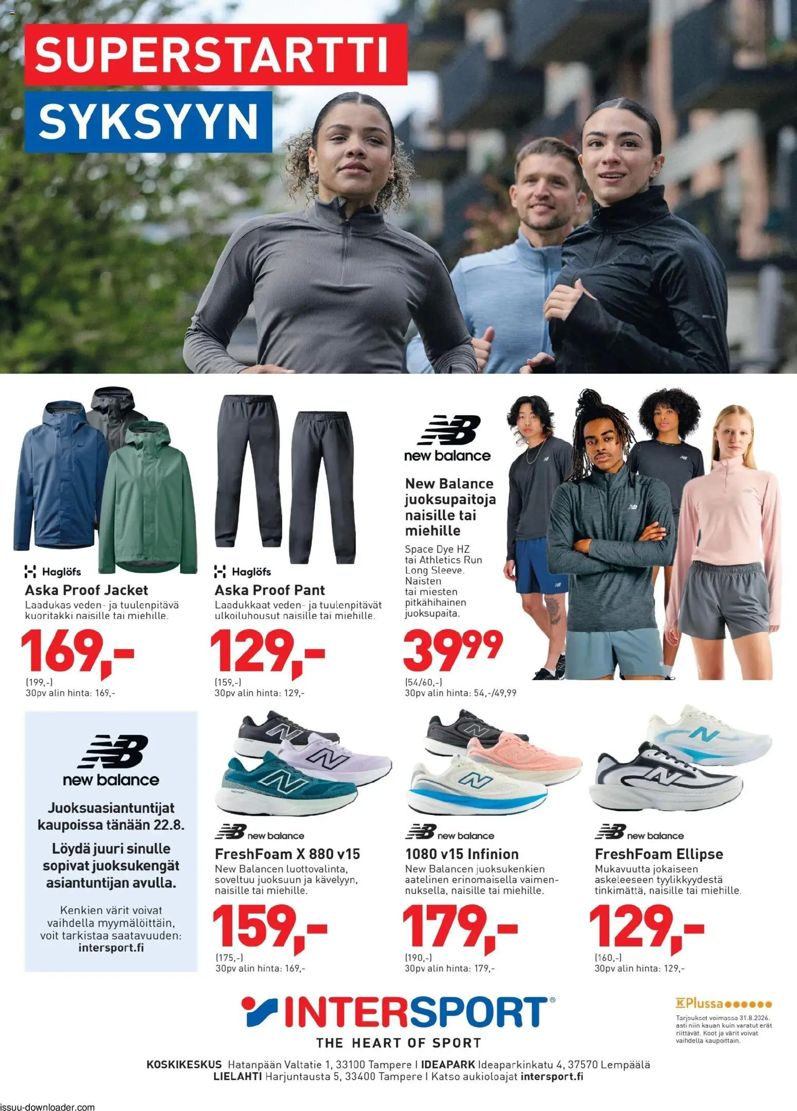 Intersport - Aamulehti – voimassa 24/08/2026 alkaen | Sivu: 1