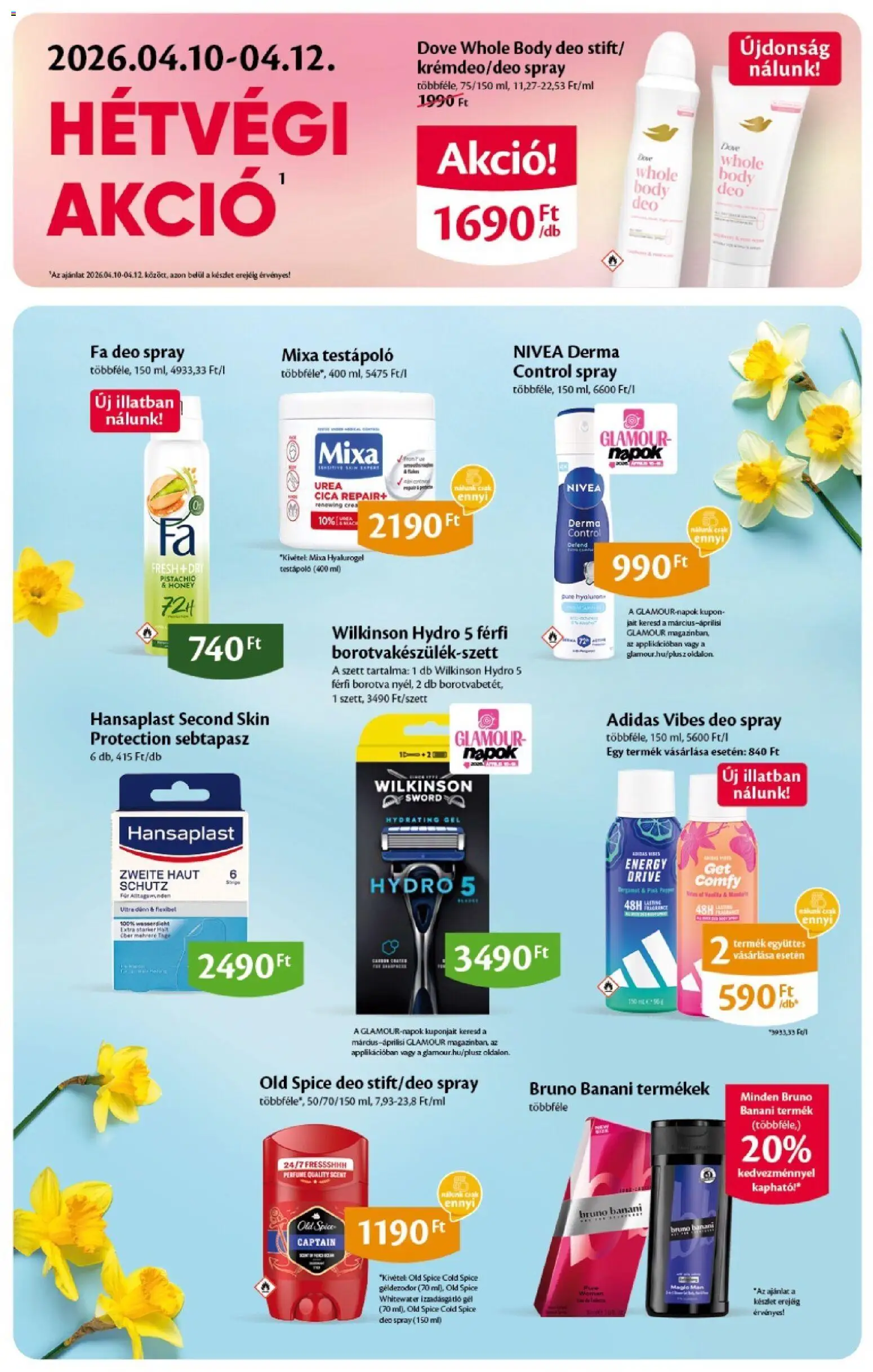 EcoFamily akciós ujság - amely érvényes a következő dátumtól: 09.04.2026 | Oldal: 11 | Termékek: Body, Sebtapasz, Borotva, Izzadásgátló