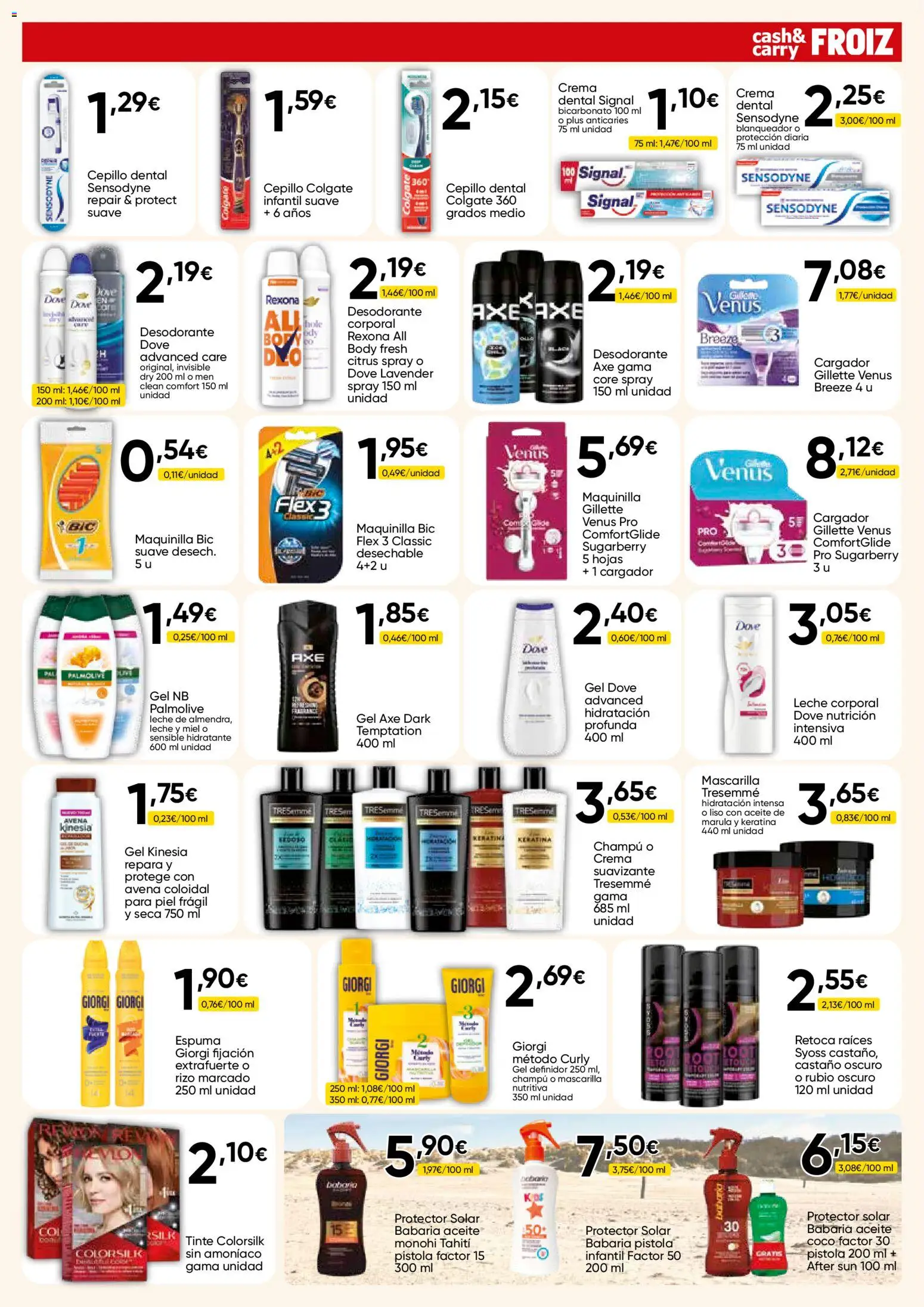 Froiz - Folleto Cash │ válido desde el 14.05.2026 | Página: 15 | Productos: Cepillo, Ψηφιακή κάμερα, Aceite, Body