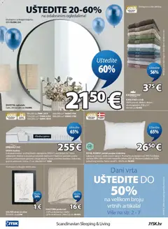 JYSK Katalog - Pregled kataloga iz trgovine JYSK, vrijedi od 22.04.2026 | Stranica: 24 | Proizvodi: Madrac, Ogledalo, Ručnik, Okvir za slike