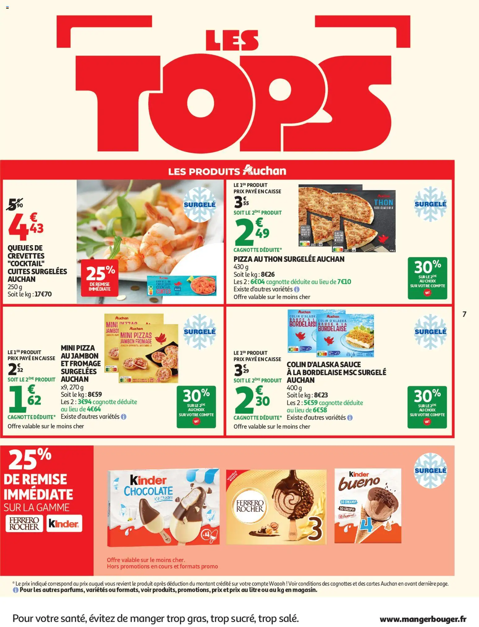 {H1} | Page: 7 | Produits: Thon, Fromage, Jambon, Pizza