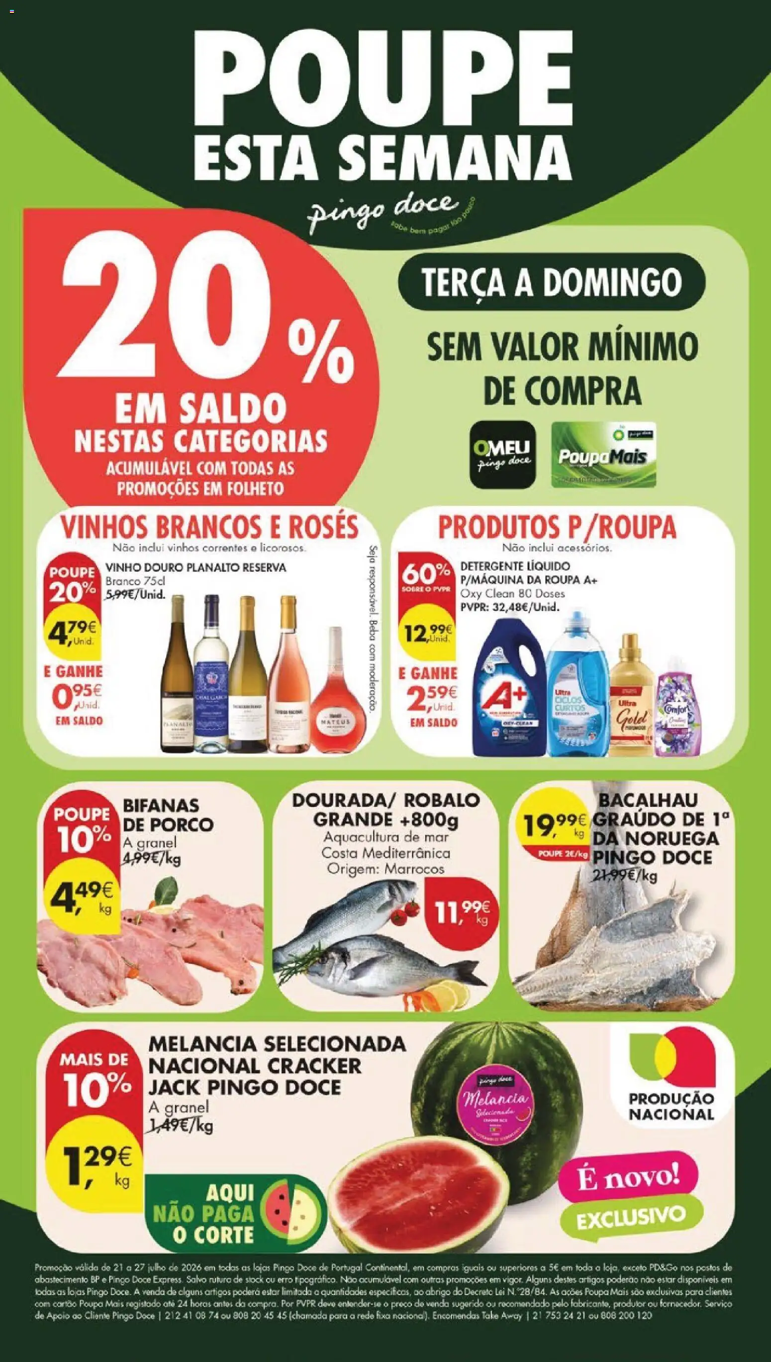 Pingo Doce folheto » de 21/07/2026 catalogue cover