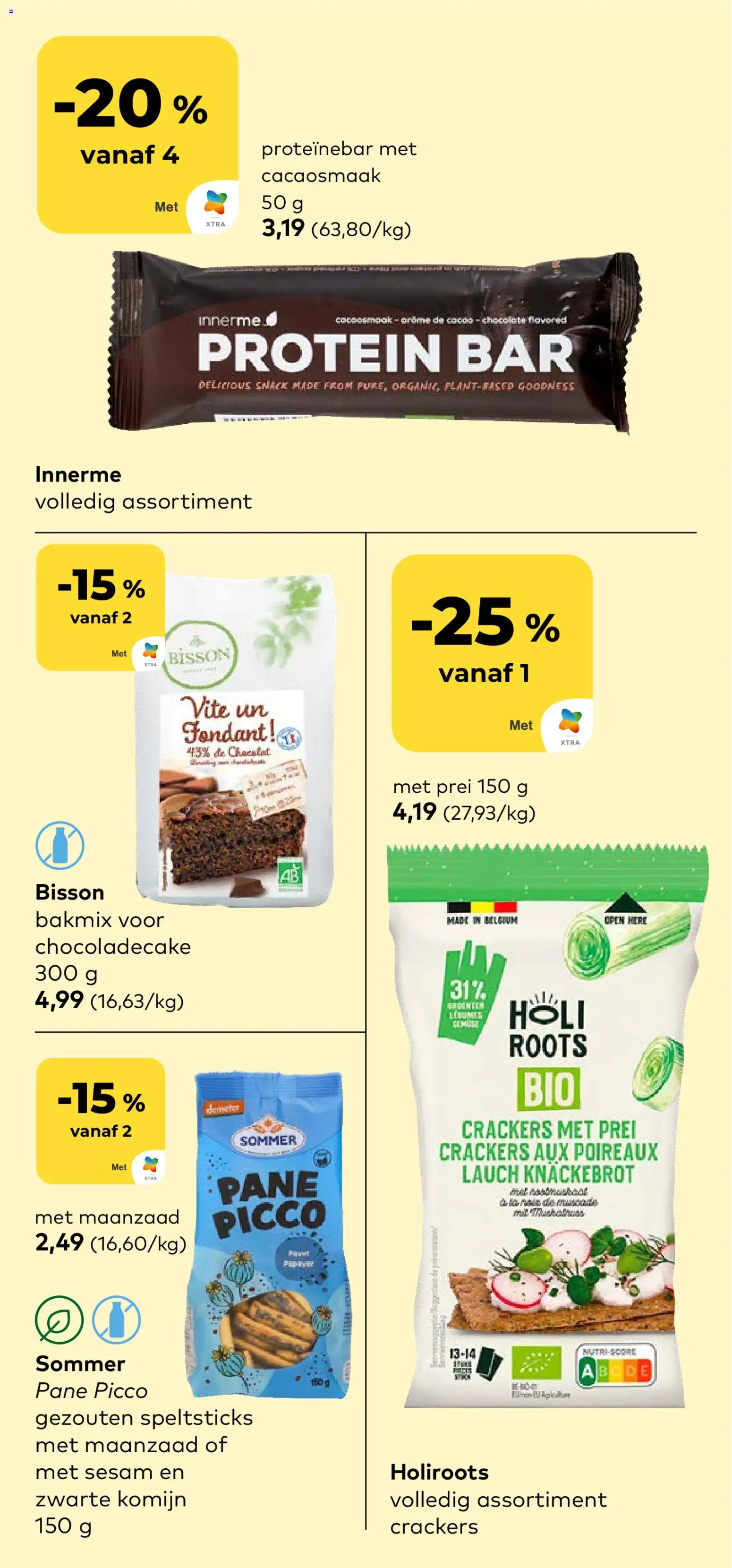 {H1} | Pagina: 15 | Producten: Prei, Komijn, Maanzaad, Crackers