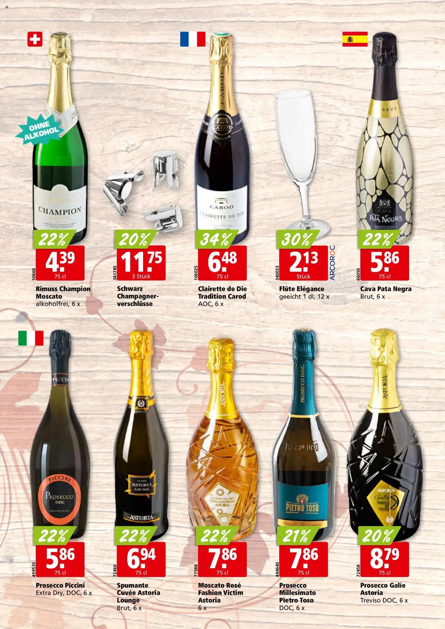 Aligro aktionen Wein Schlieren, Gossau SG, Frauenfeld, Rapperswil-Jona, Sargans, Bern – gültig ab 21.09.2026 | Seite: 14 | Produkte: Prosecco