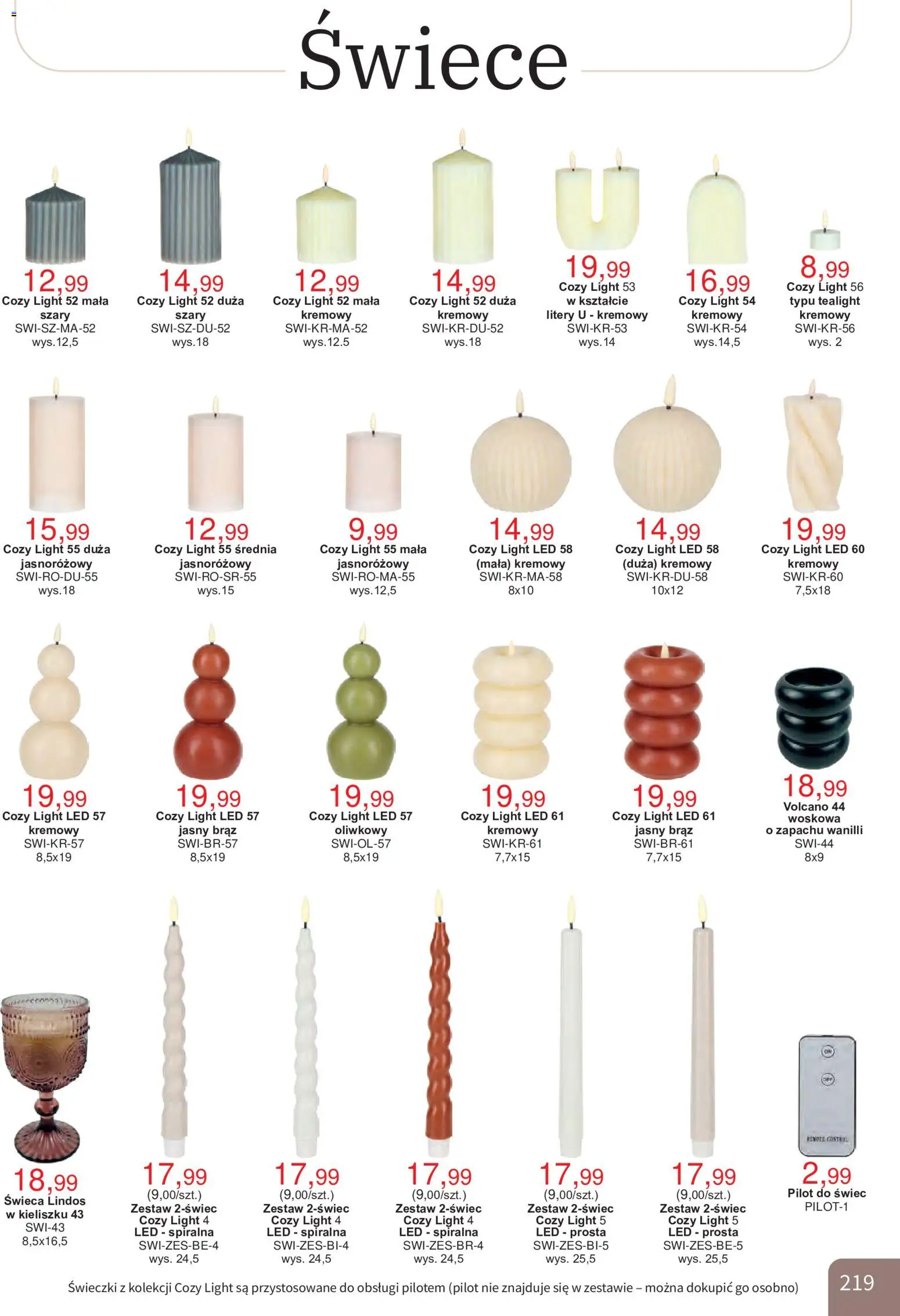 Bodzio Katalog od 01.10.2026 | Strona: 219 | Produkty: Świeca, Świece