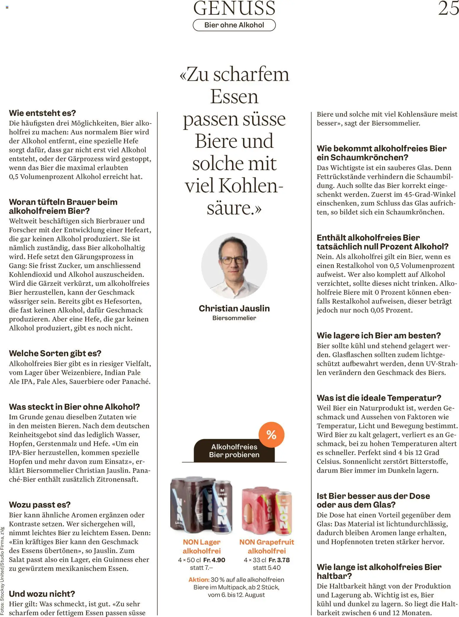 Migros aktionen Magazin – gültig ab 05.08.2026 | Seite: 25