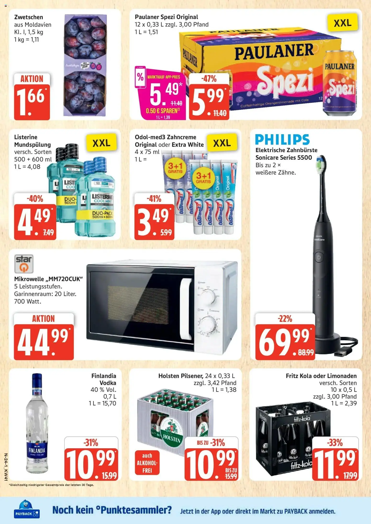 Marktkauf Prospekt Neuenkirchen (ab 05.10.2026) » Angebote online | Seite: 24 | Produkte: Mikrowelle, Cola, Holsten, Alkohol
