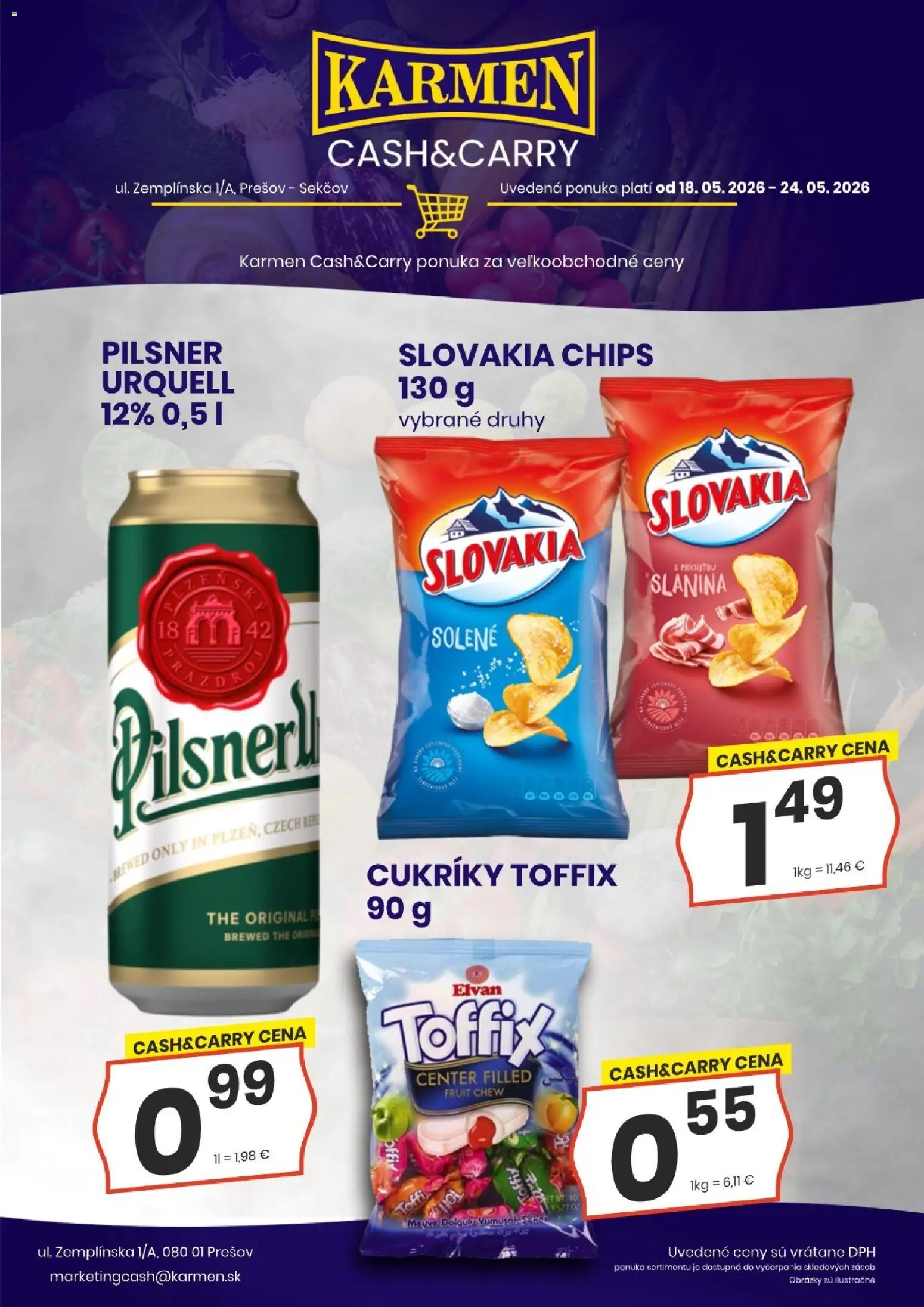 Nové KARMEN CBA akcie – leták je platný od 18.05.2026 | Strana: 4
