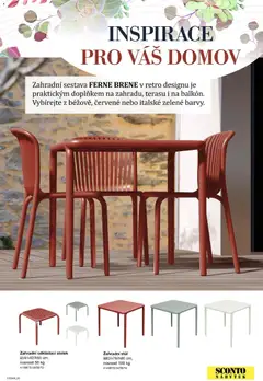 Náhled letáku Sconto nábytek katalog - Zahradní speciál od 01.01.2026 | Strana: 3 | Produkty: Odkládací stolek, Nábytek, Stolek, Stůl
