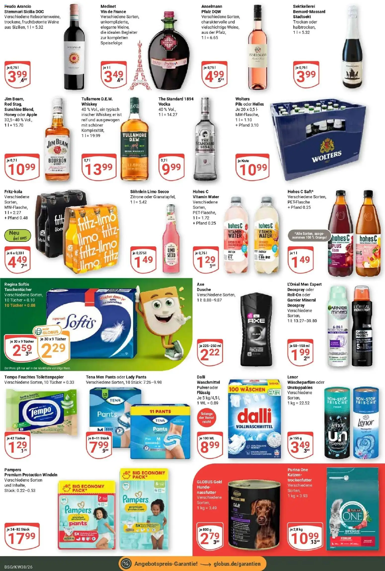 Globus Prospekt Braunschweig (ab 14.09.2026) » Angebote online | Seite: 3 | Produkte: Jim beam, Pils, Grapefruit, Zitrone