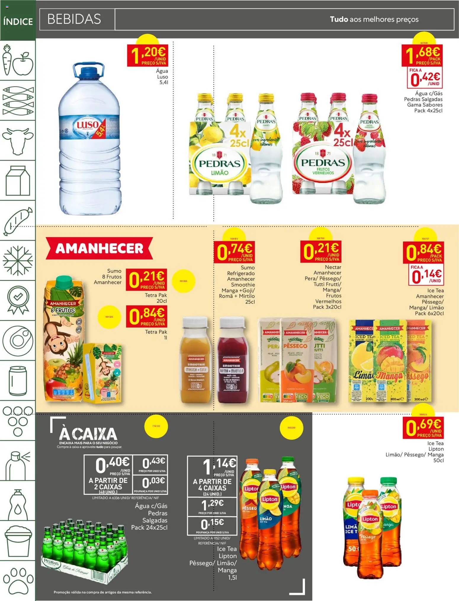 Recheio folheto │ válido de 26.05.2026 | Página: 24 | Produtos: Agua, Caixa, Sumo