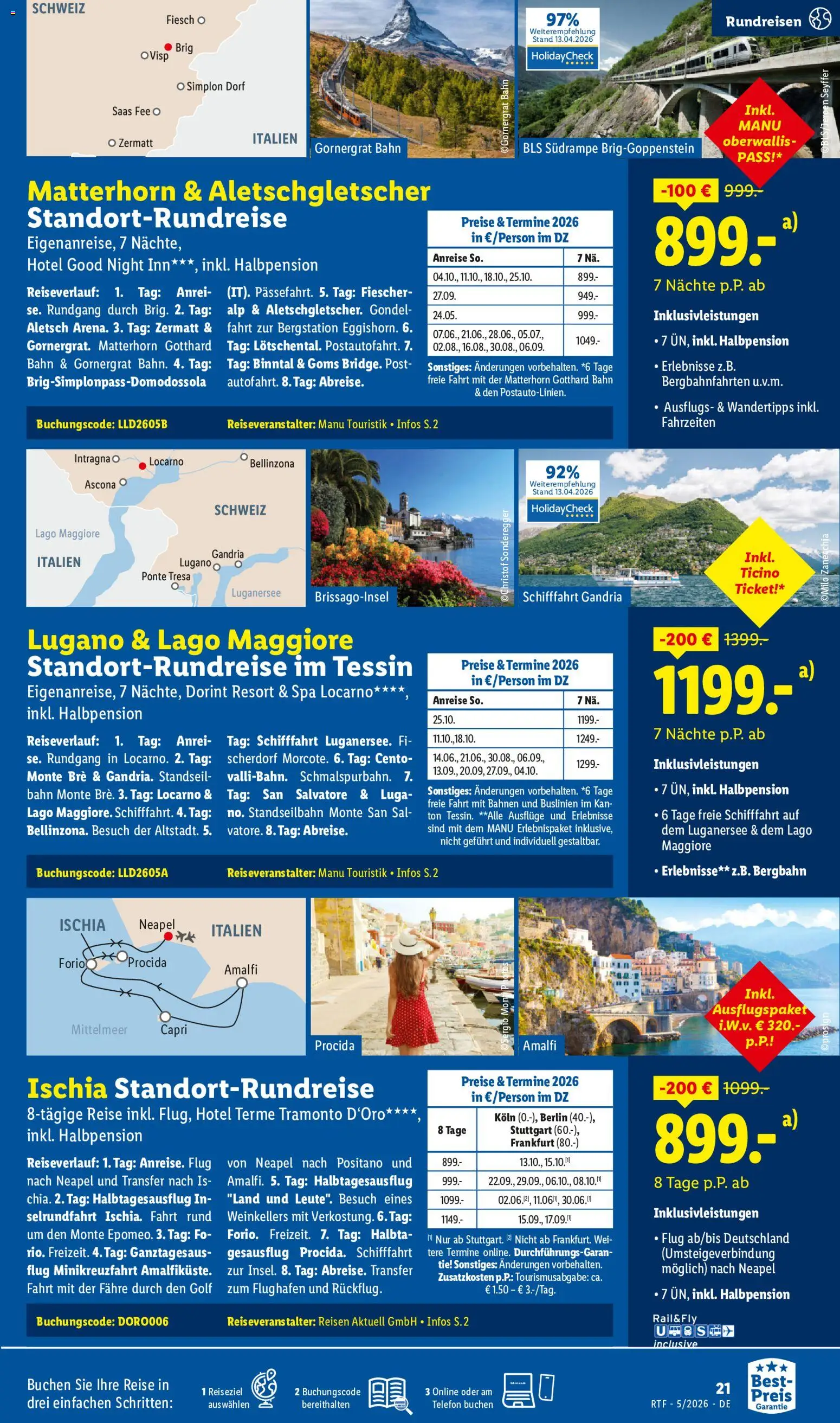 Lidl Reisen Reise-Highlights – gültig ab 12.05.2026 | Seite: 21